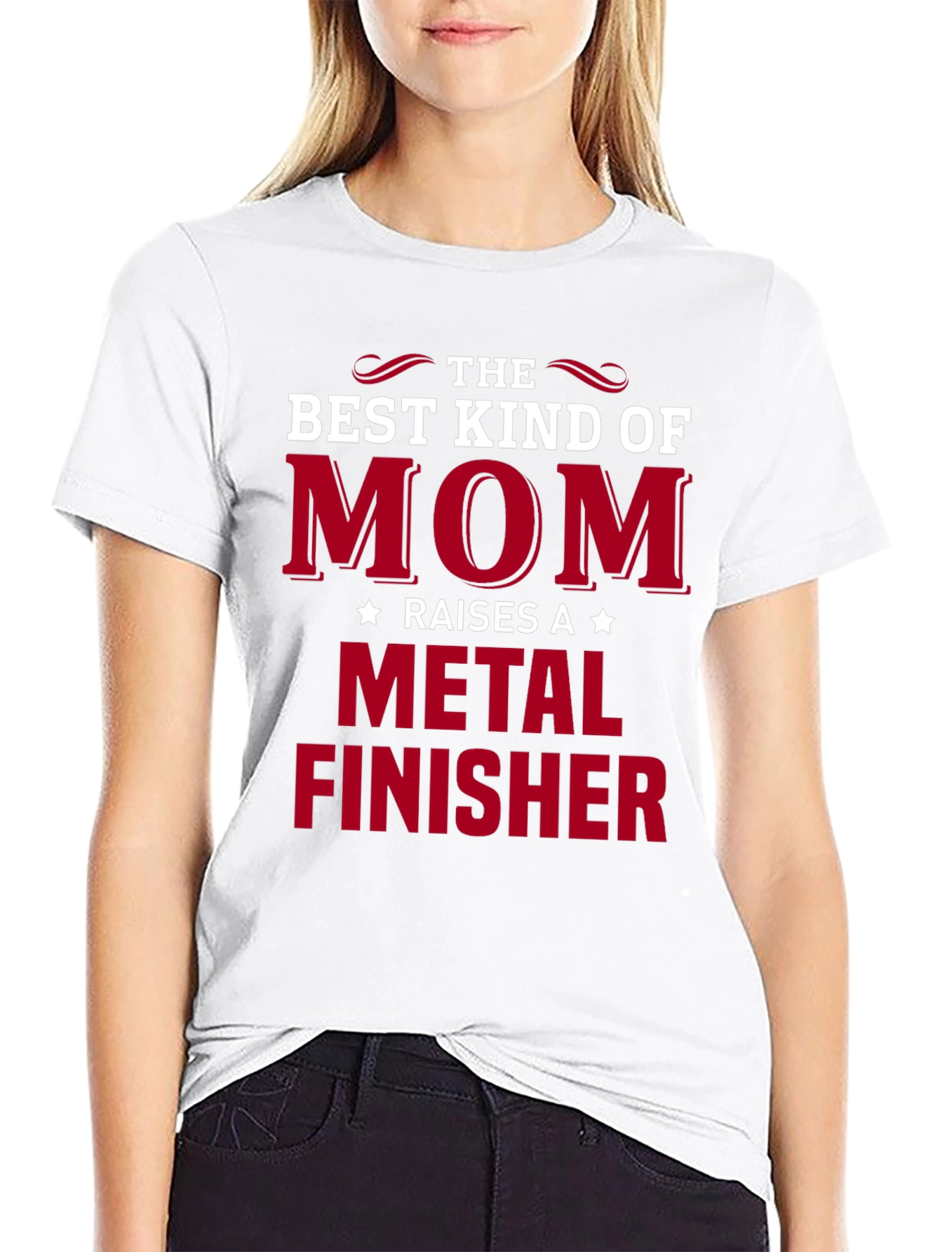 Best Kind of Mom Metal Finisher Graphic T-Shirt