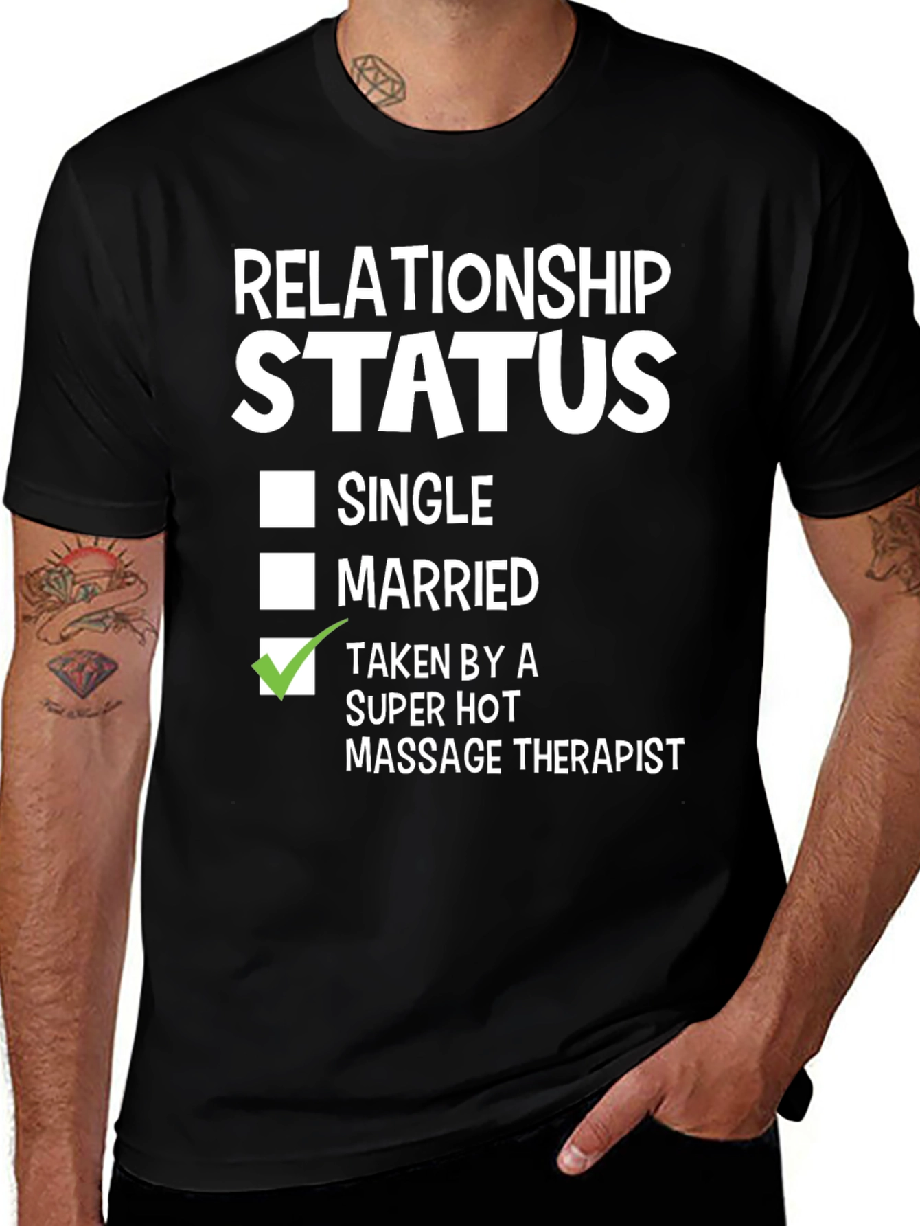 Relationship Status Massage Therapist T-Shirt