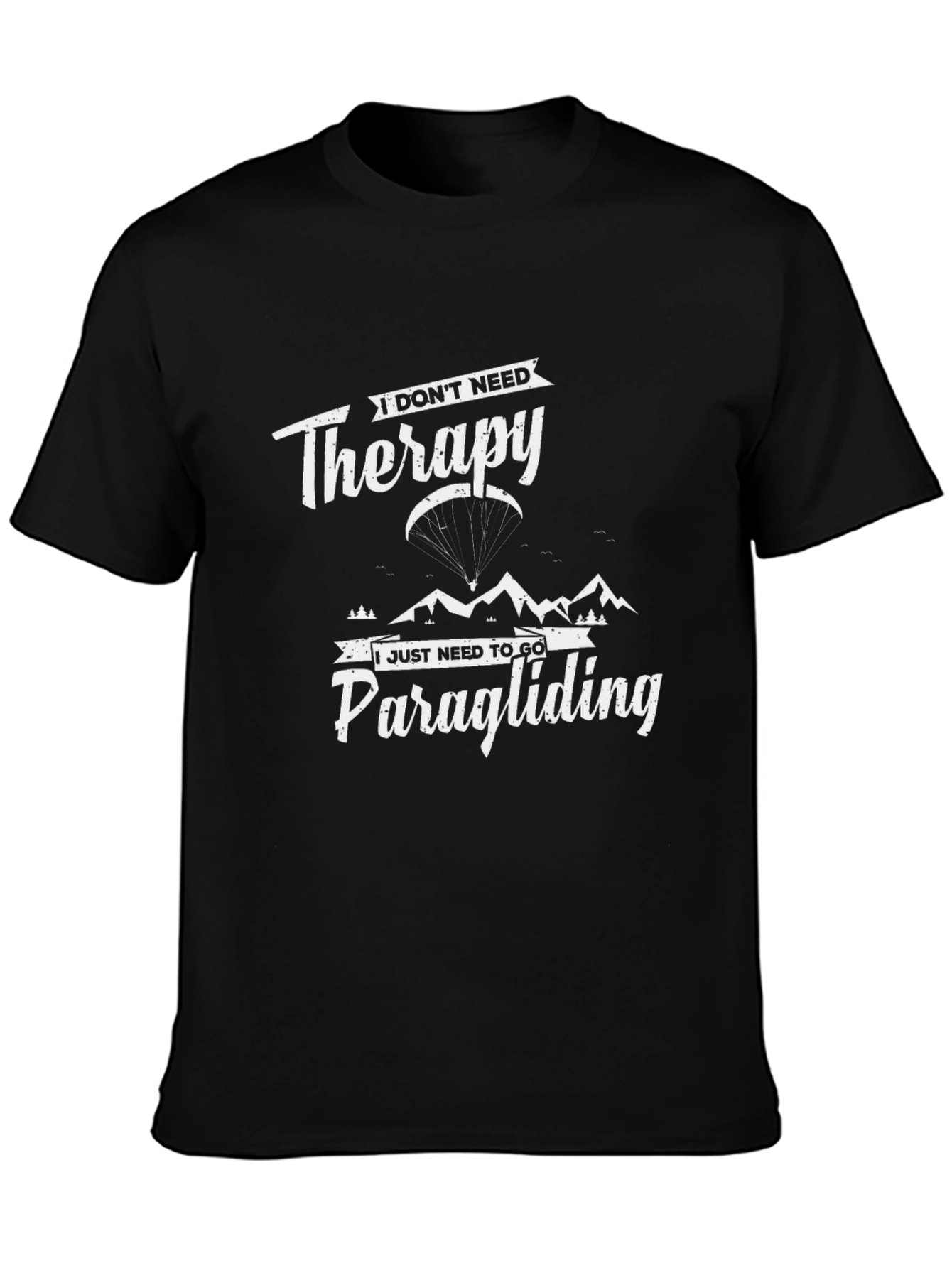 Paragliding Therapy Graphic Tee