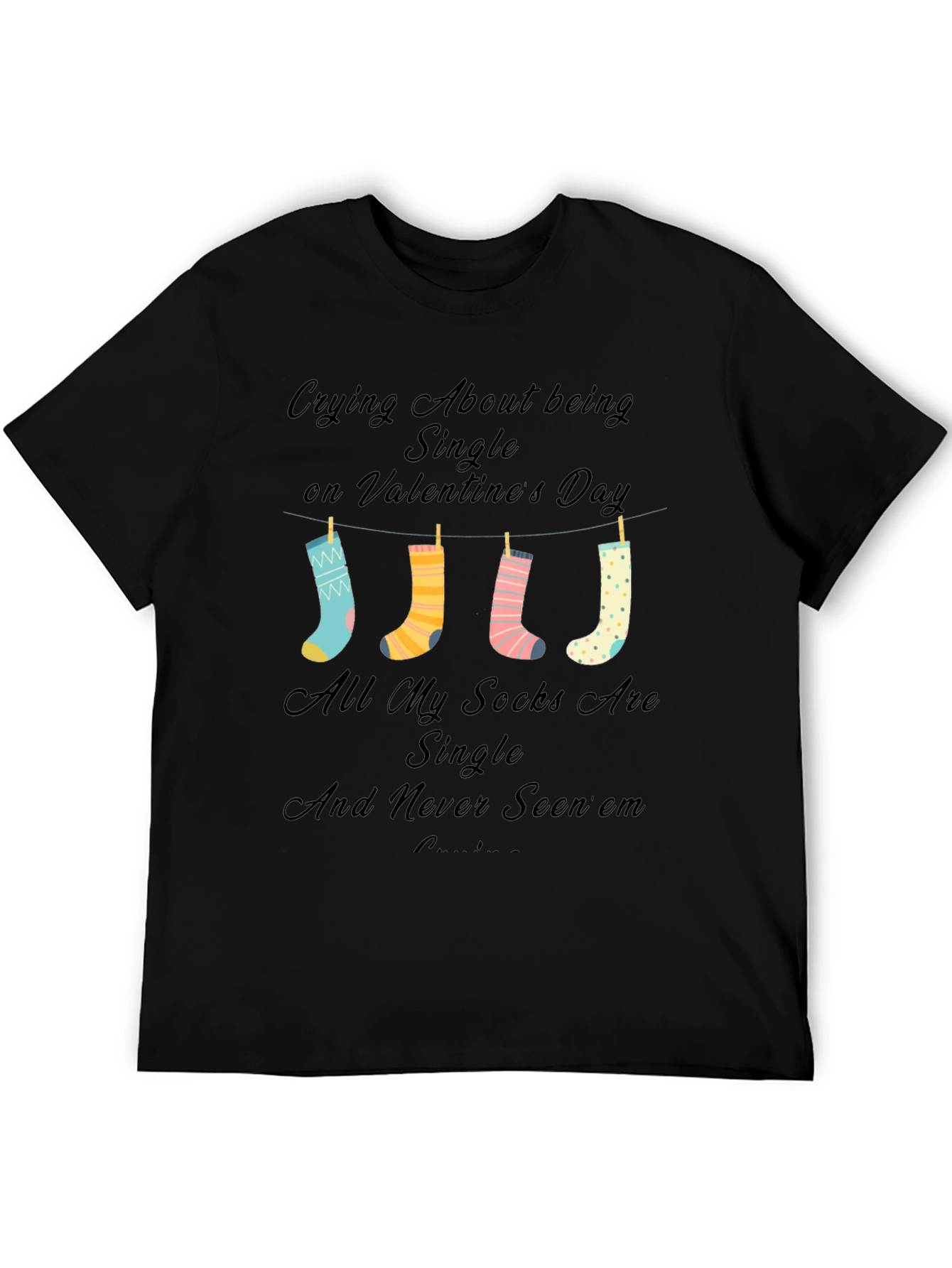 Single Valentines Day Socks T-Shirt
