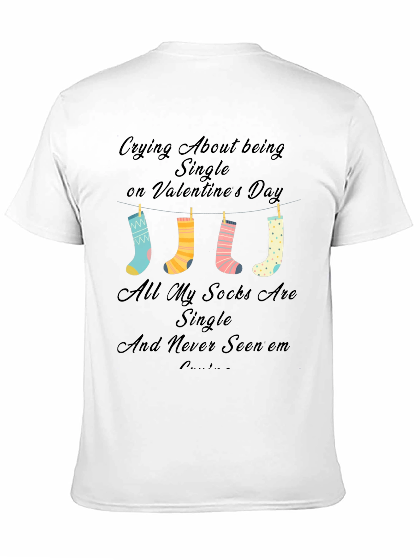 Single Valentines Day Socks T-Shirt