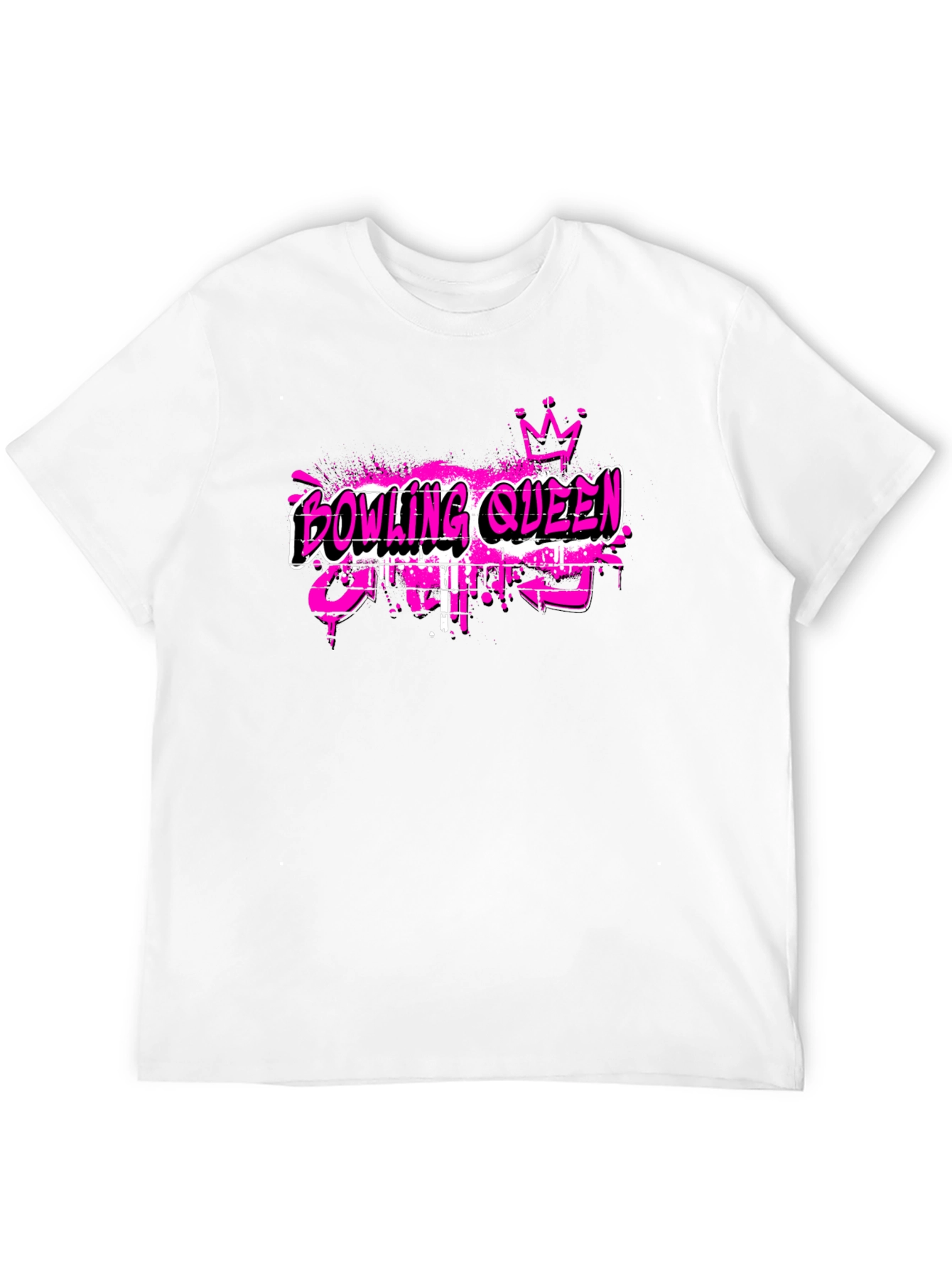 Bowling Queen Black T-Shirt