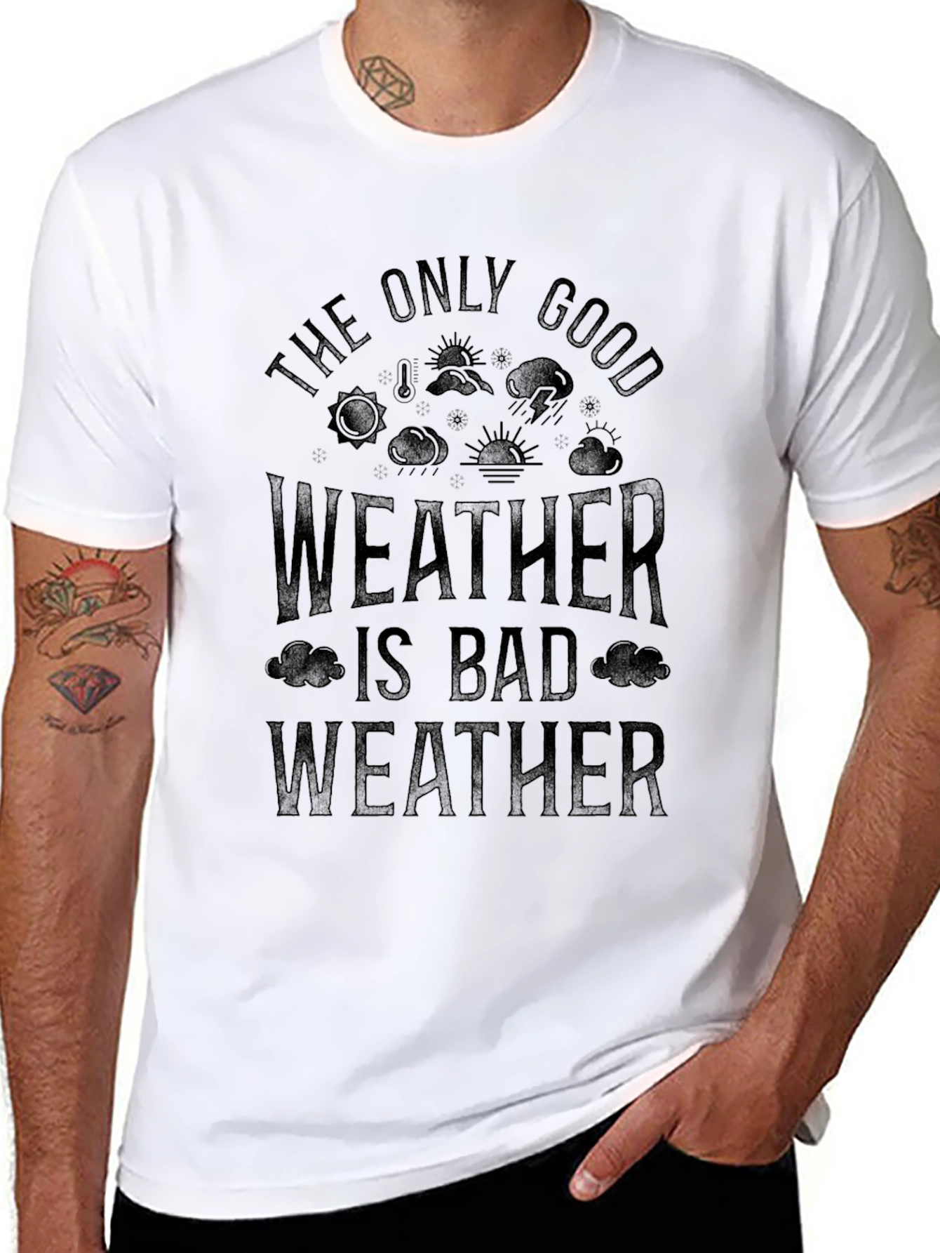 Bad Weather Graphic T-Shirt for Weather Enthusiasts