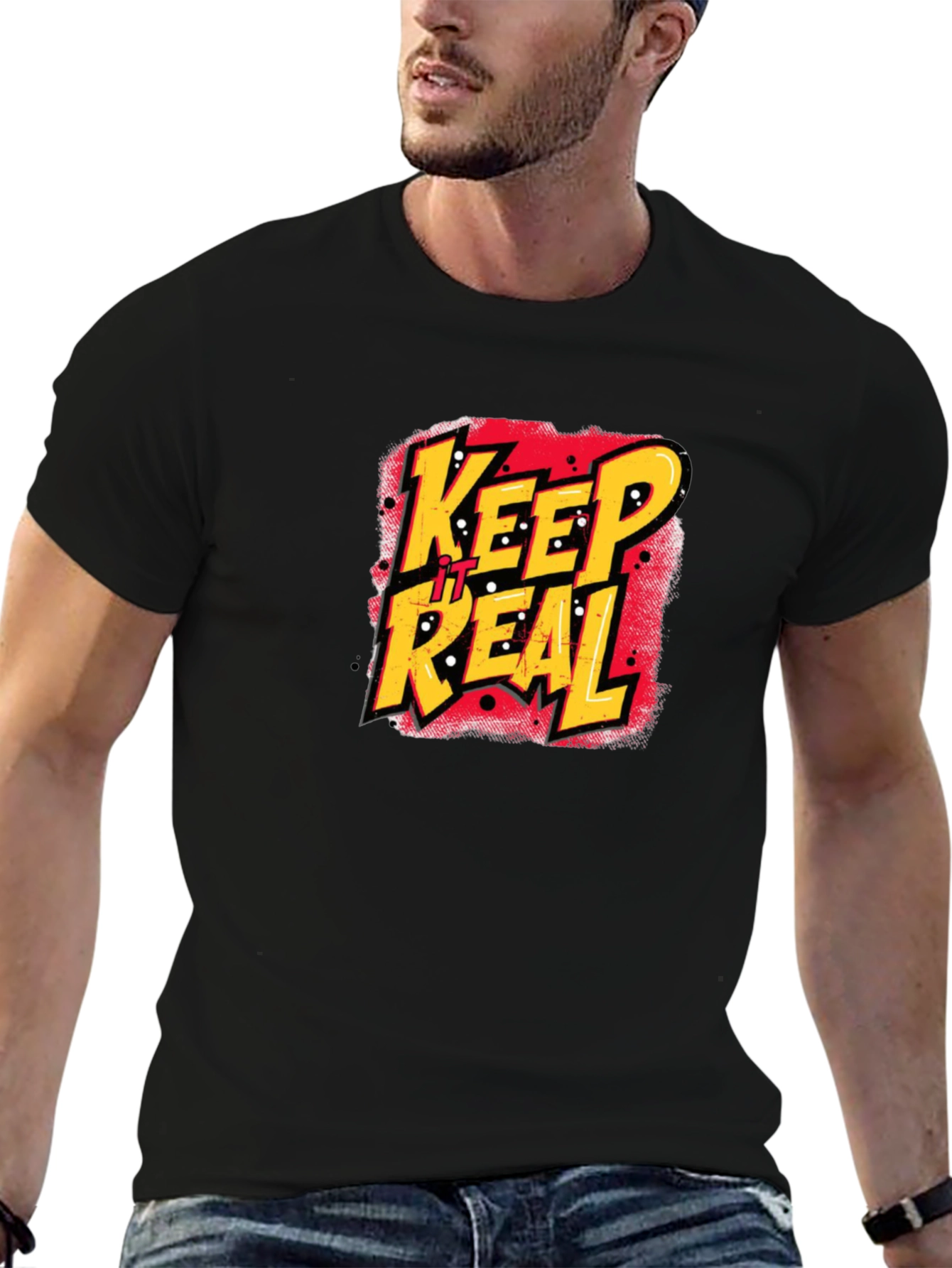 Keep It Real Graphic Tee - Classic Style