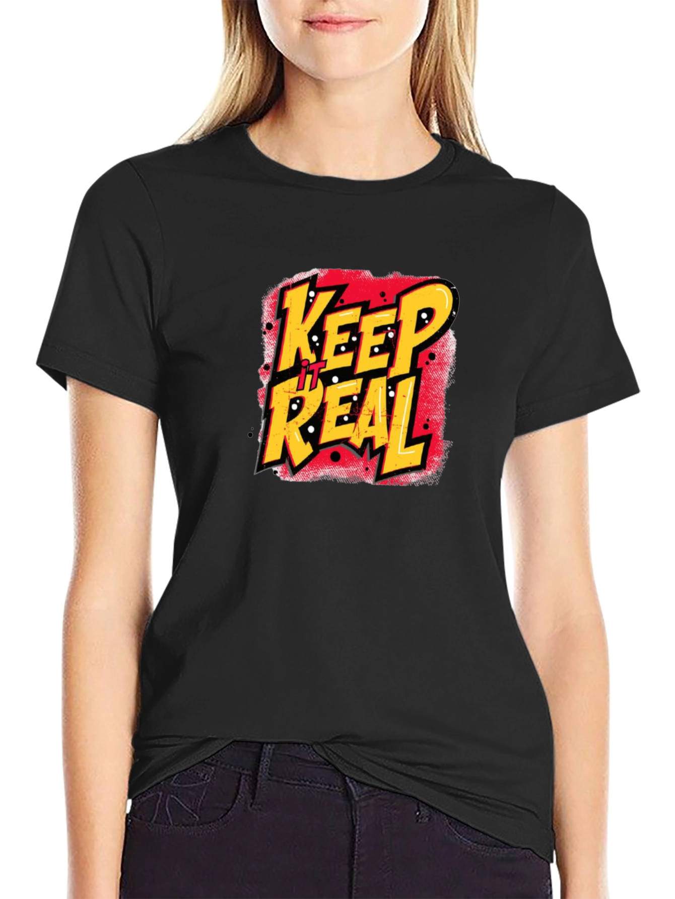 Keep It Real Graphic Tee - Classic Style