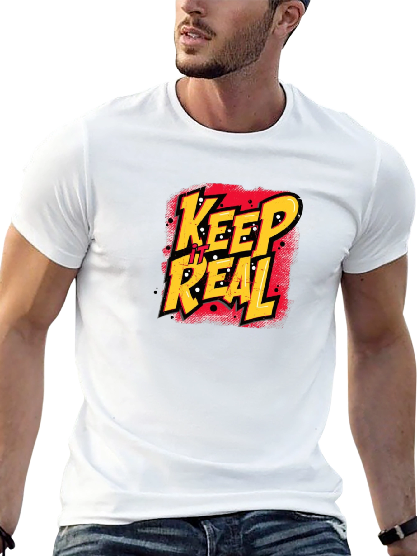 Keep It Real Graphic Tee - Classic Style
