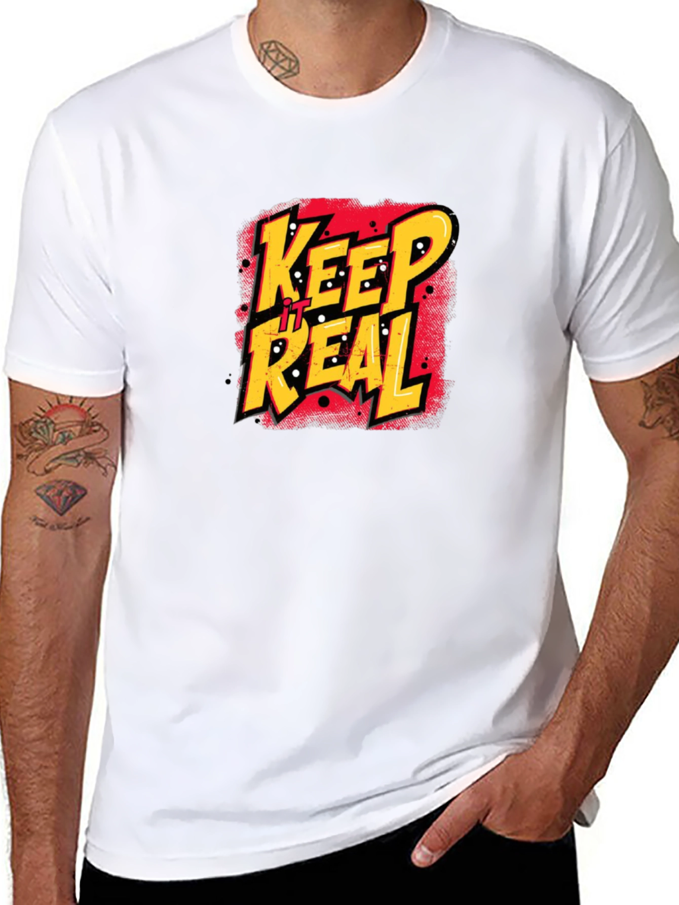 Keep It Real Graphic Tee - Classic Style