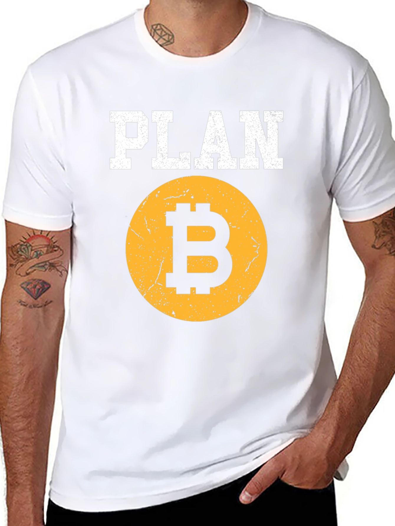 Bitcoin Plan Black T-Shirt Crypto Currency Tee