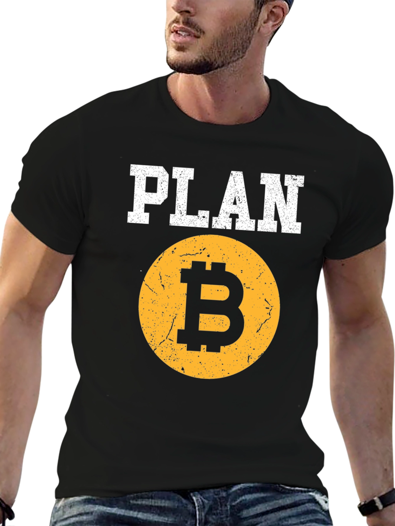 Bitcoin Plan Black T-Shirt Crypto Currency Tee