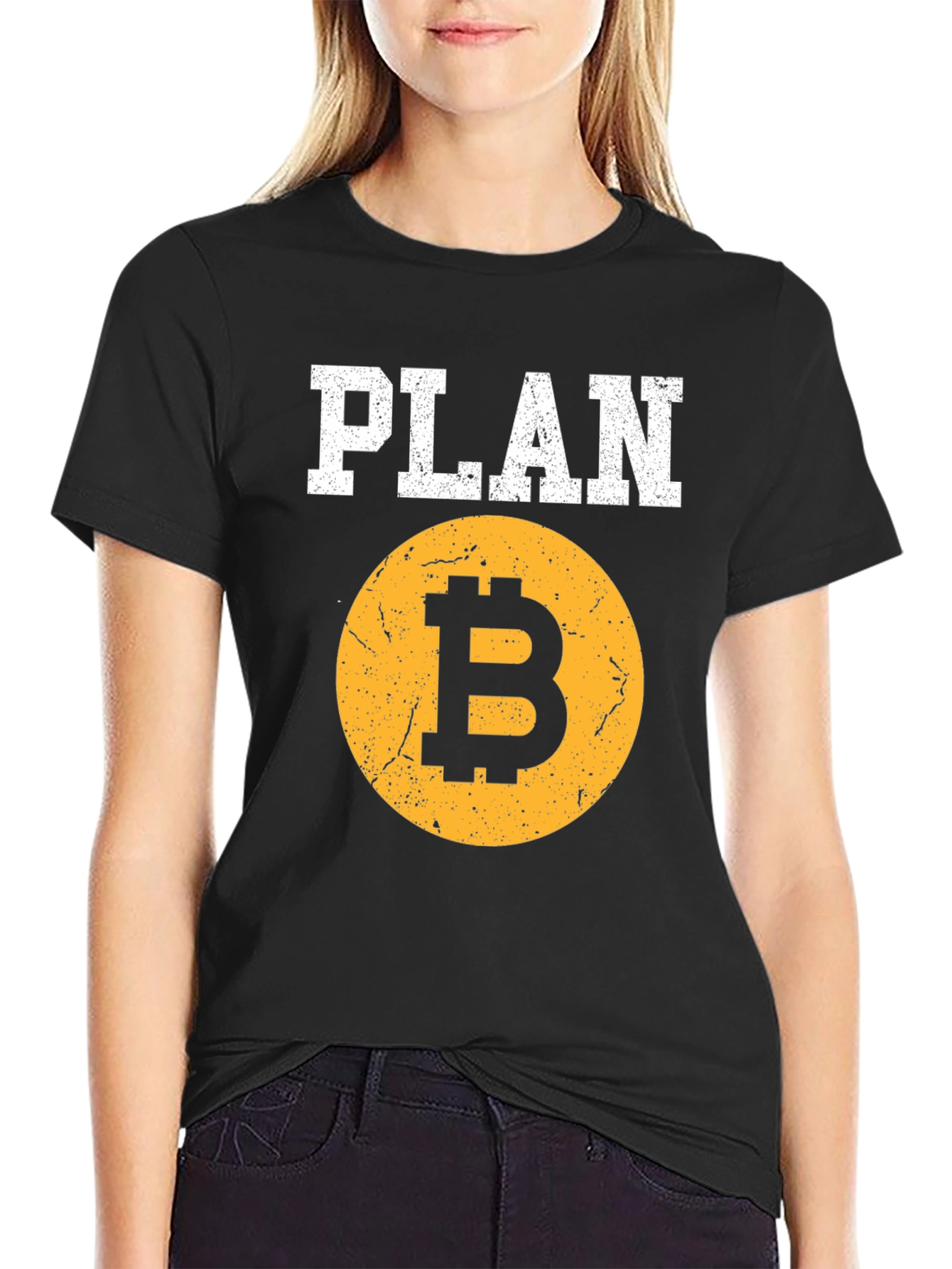 Bitcoin Plan Black T-Shirt Crypto Currency Tee