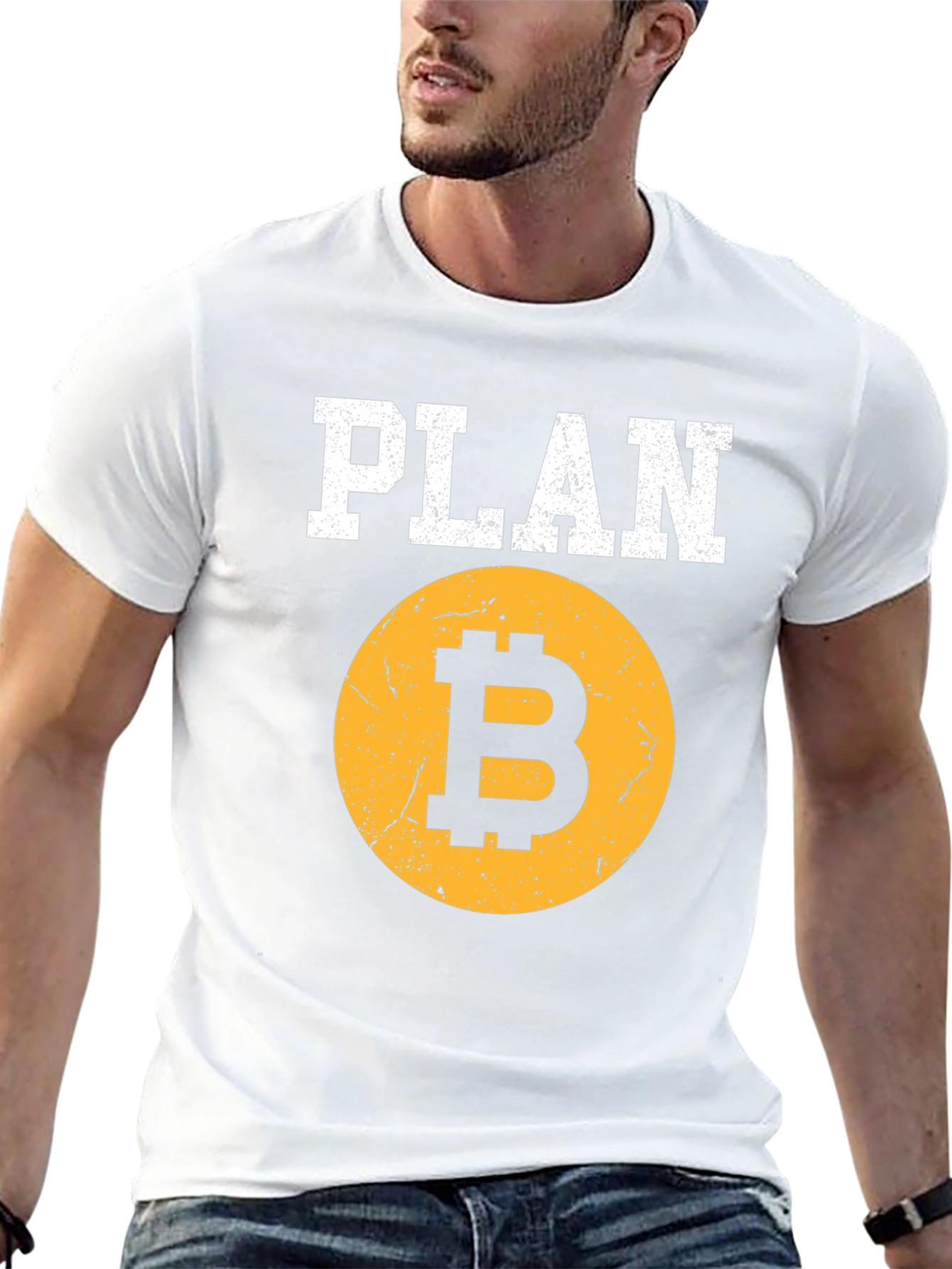 Bitcoin Plan Black T-Shirt Crypto Currency Tee