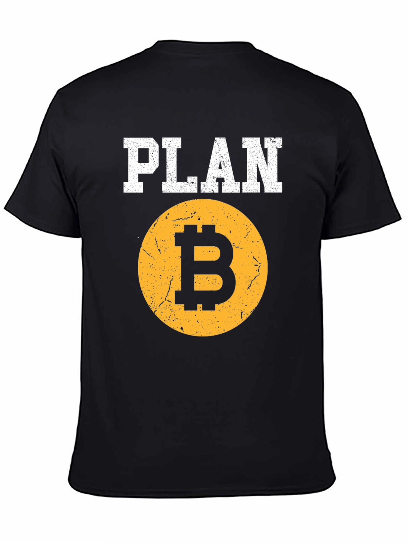 Bitcoin Plan Black T-Shirt Crypto Currency Tee