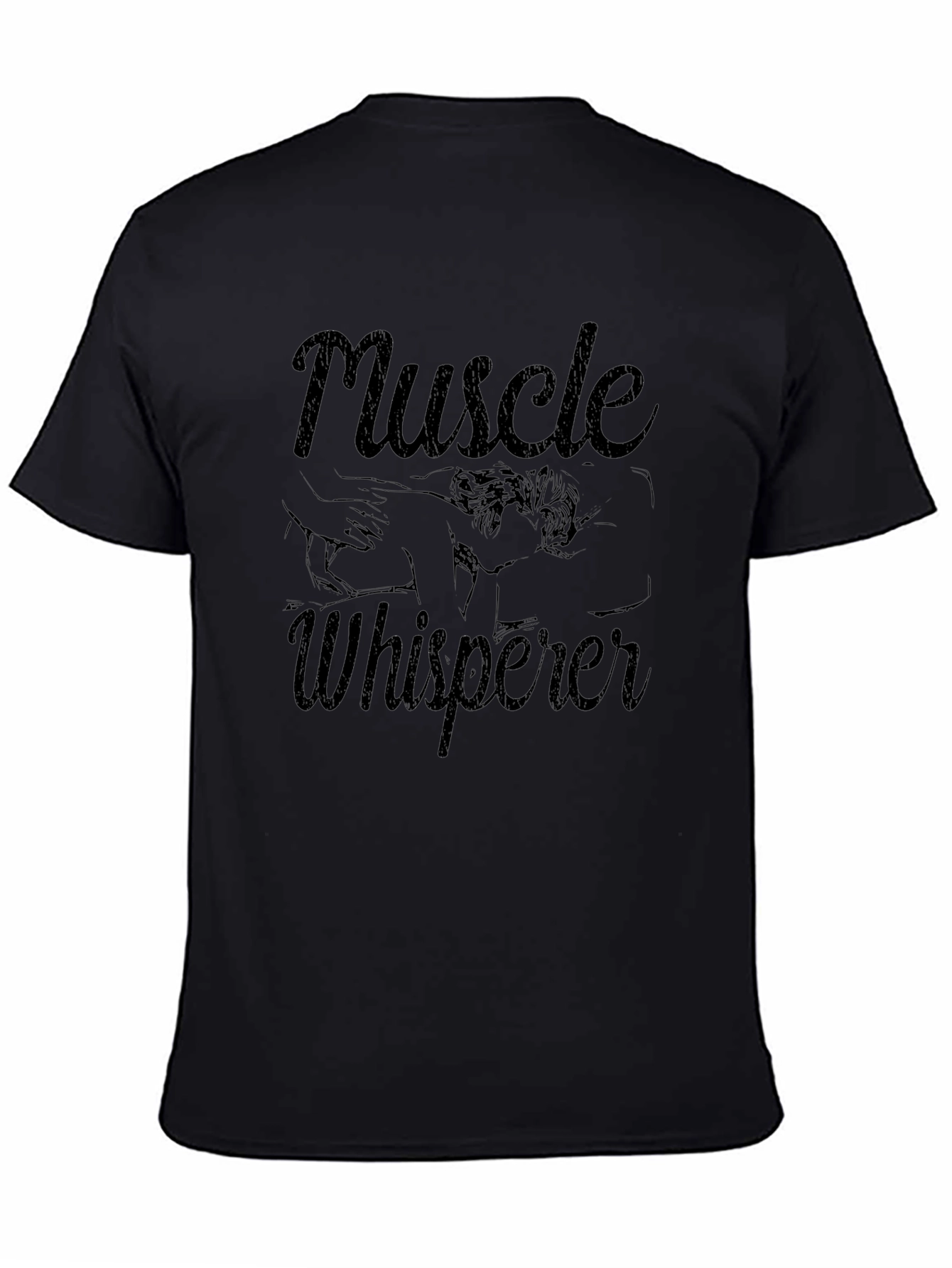 Muscle Whisperer Black T-Shirt
