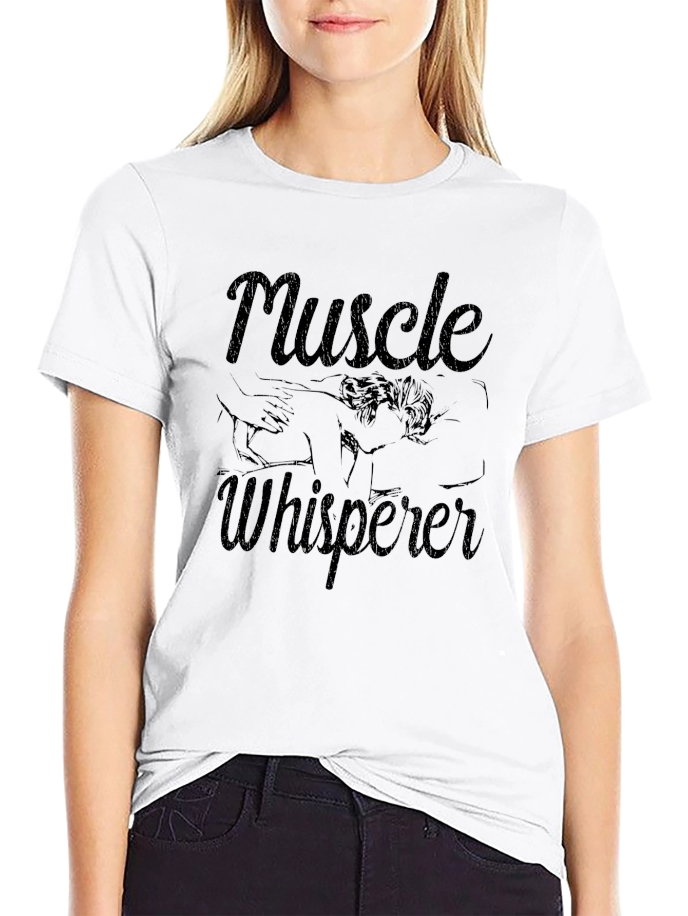 Muscle Whisperer Black T-Shirt