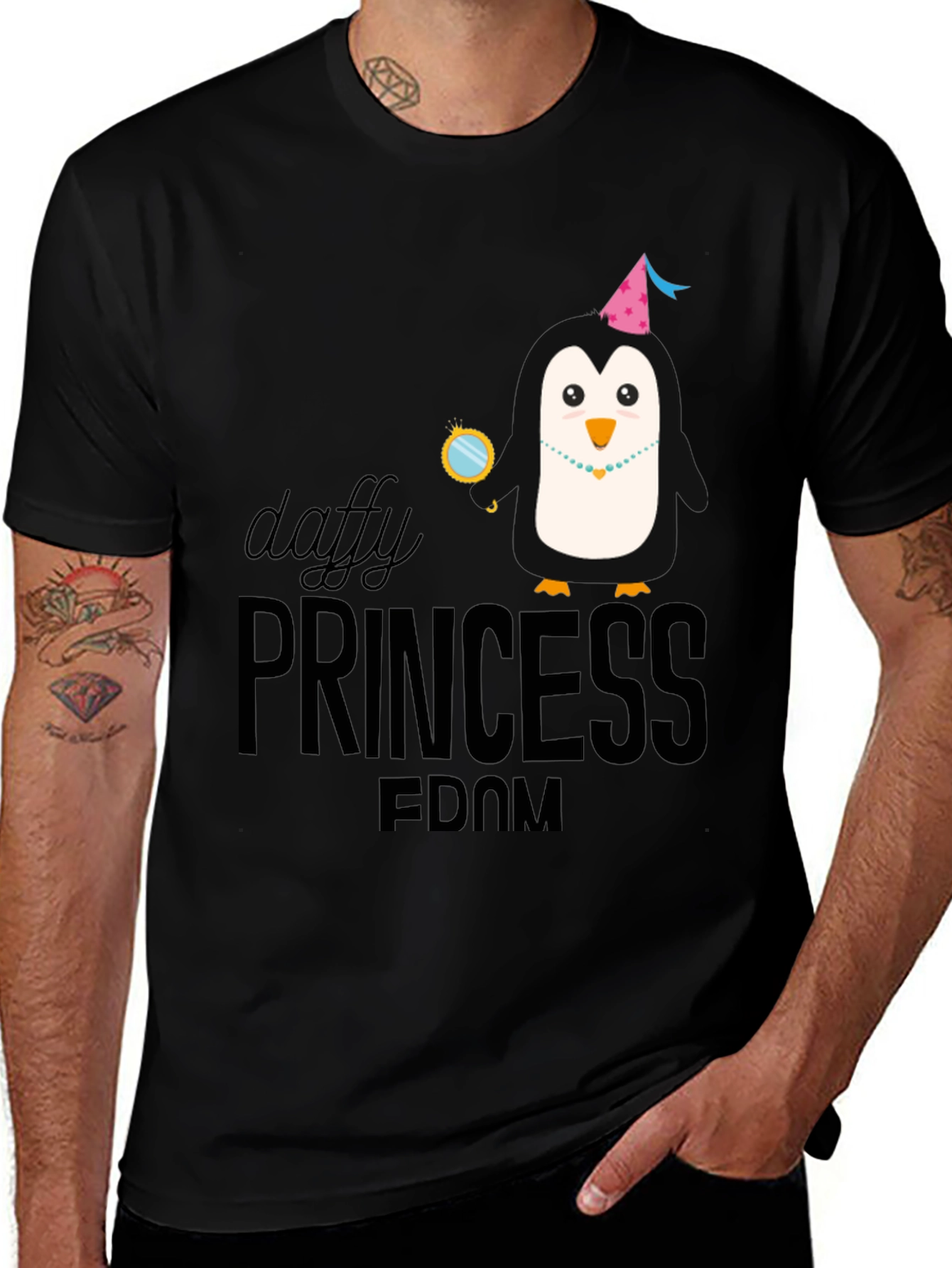 Daffy Princessdom Black T-Shirt