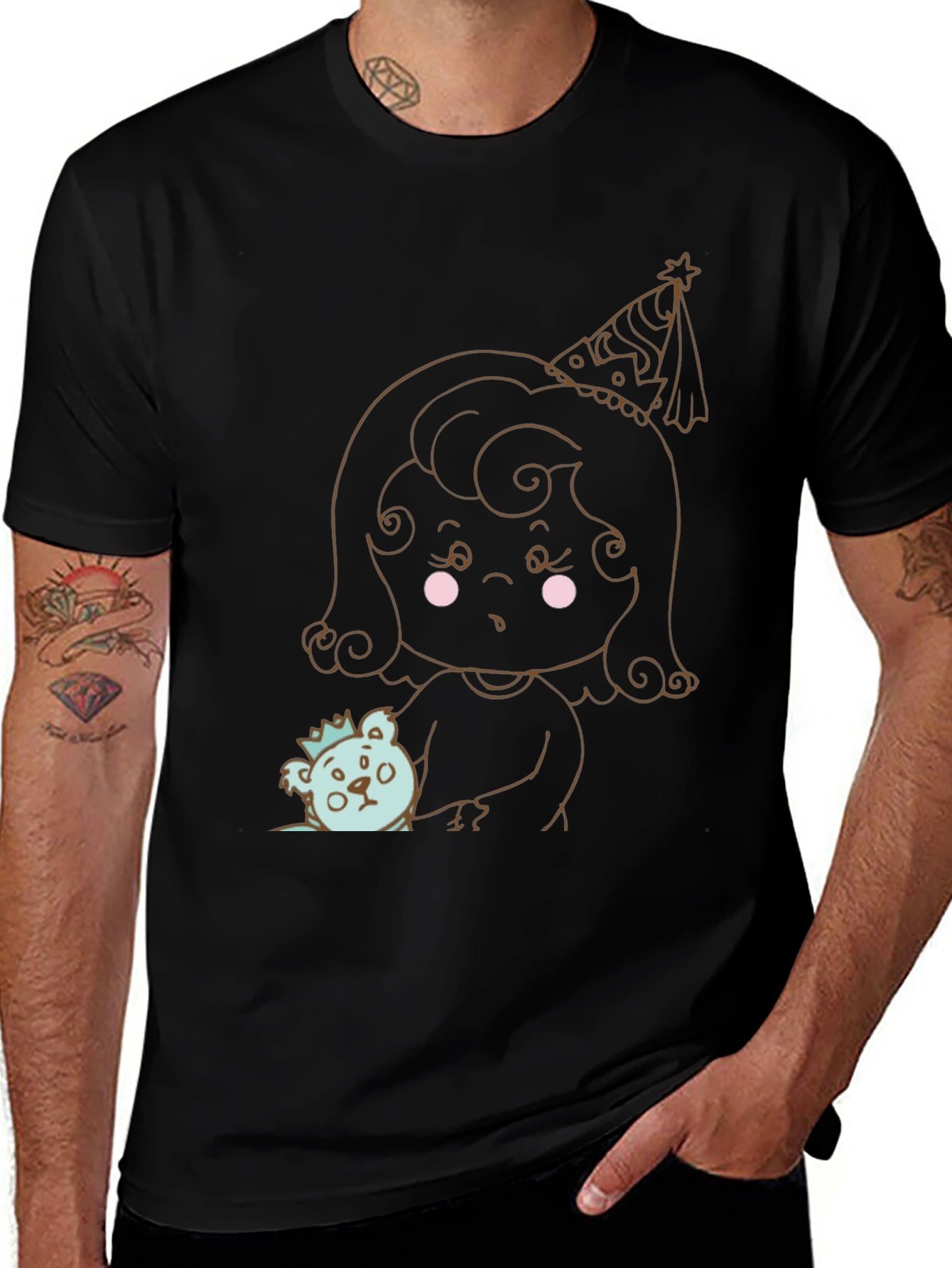 Fun Cartoon Graphic T-Shirt