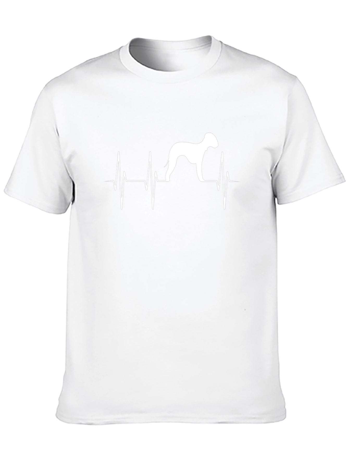Dog Heartbeat T-Shirt - Black