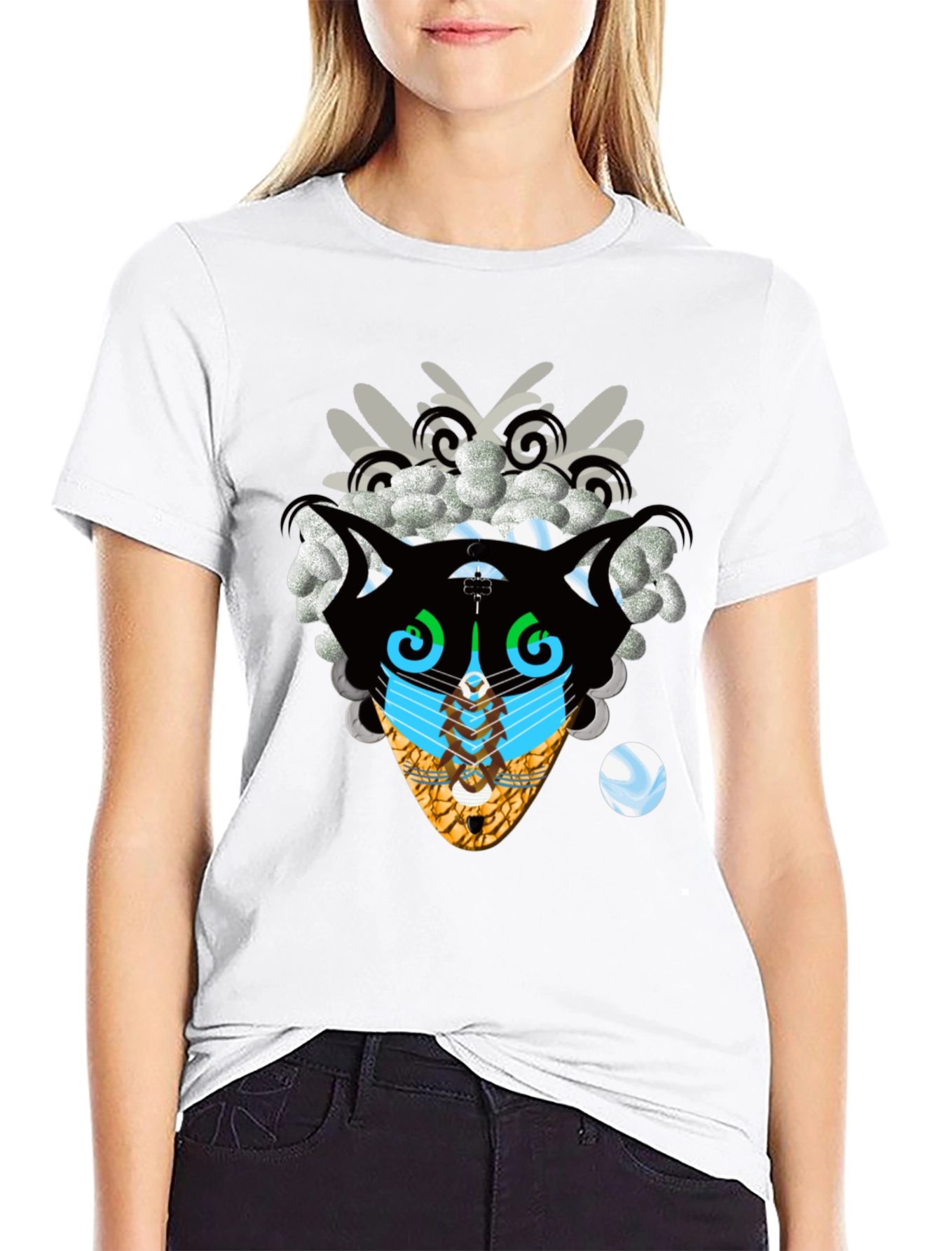 Abstract Graphic Tee - Unique Design T-Shirt