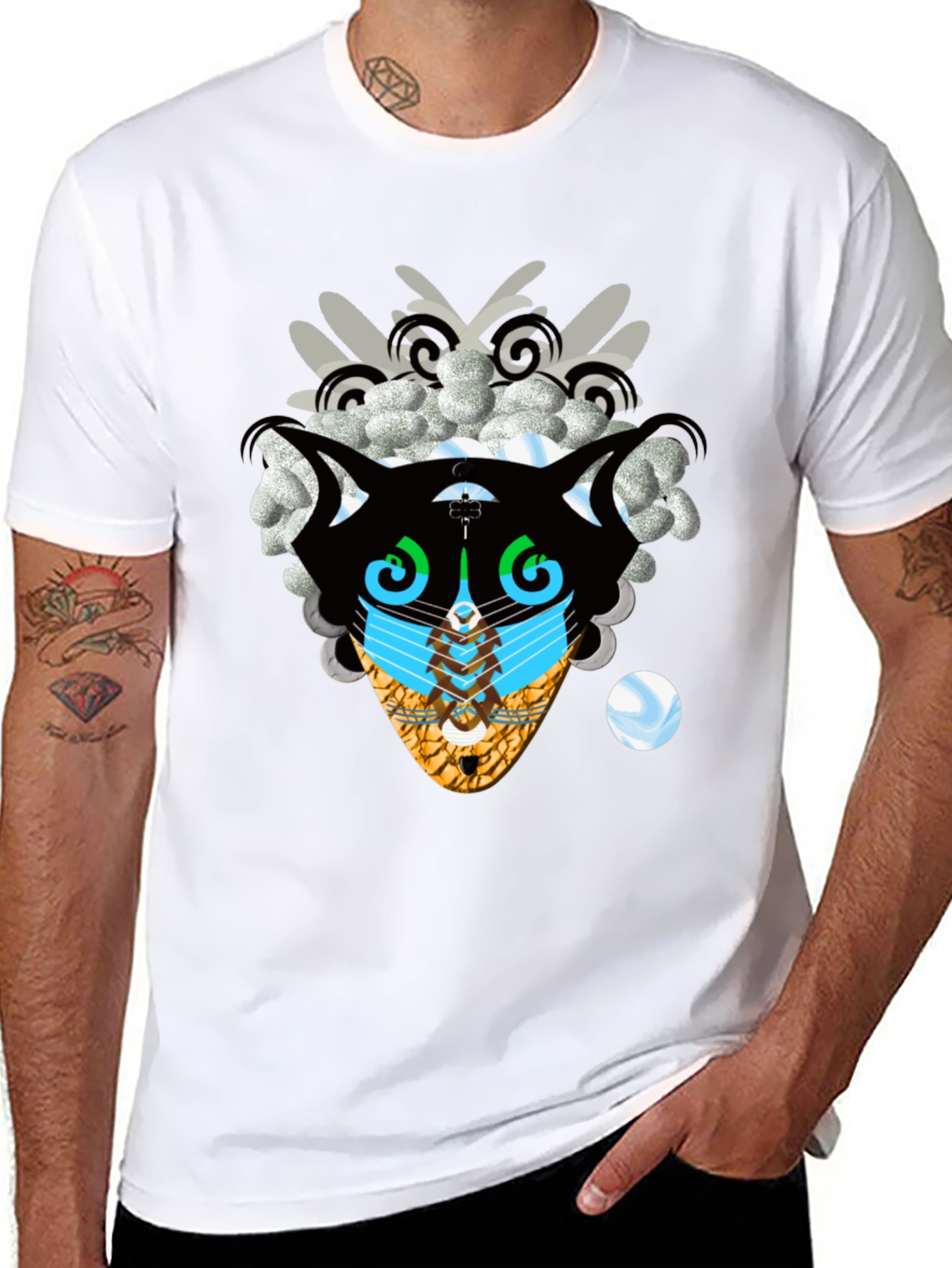 Abstract Graphic Tee - Unique Design T-Shirt