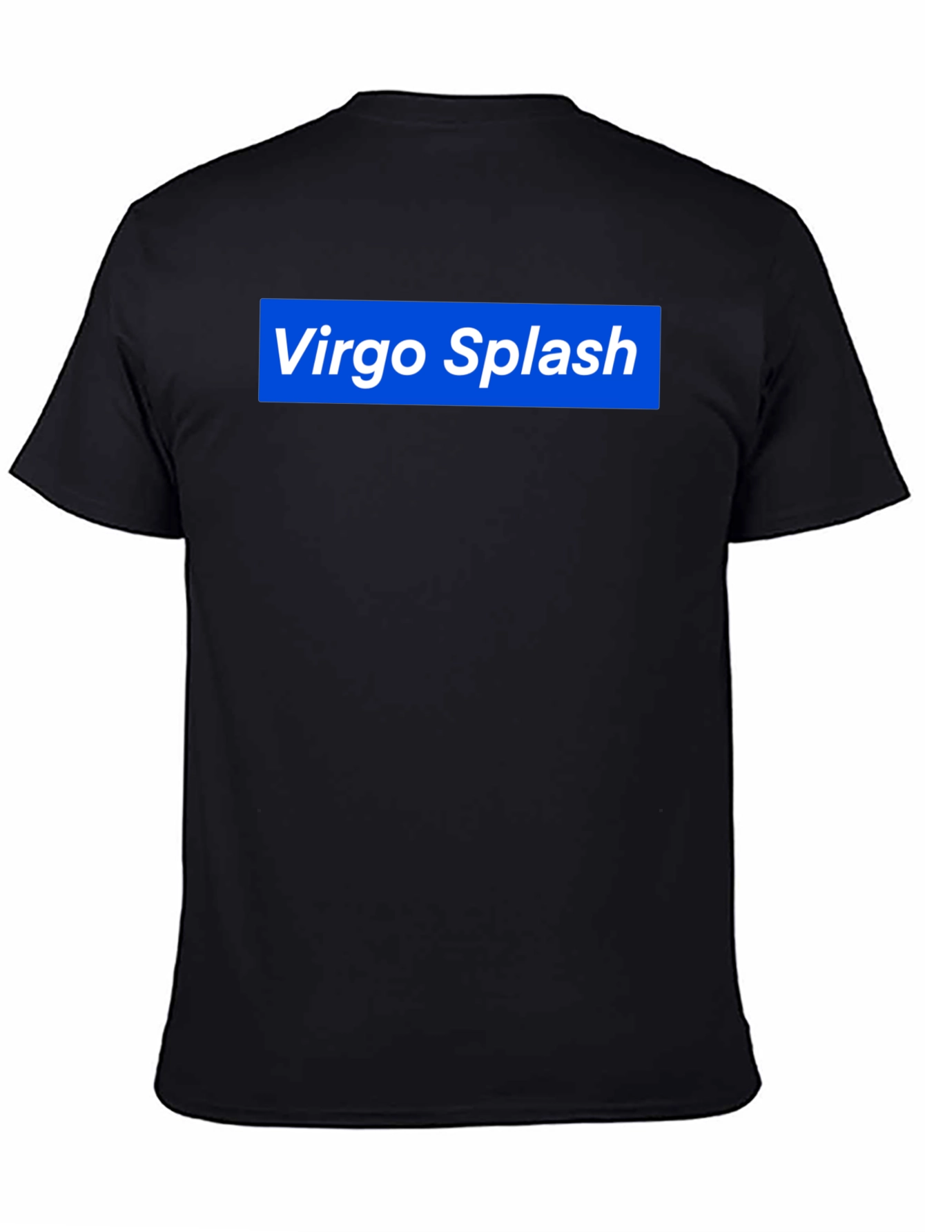 Virgo Splash Graphic Tee - Black