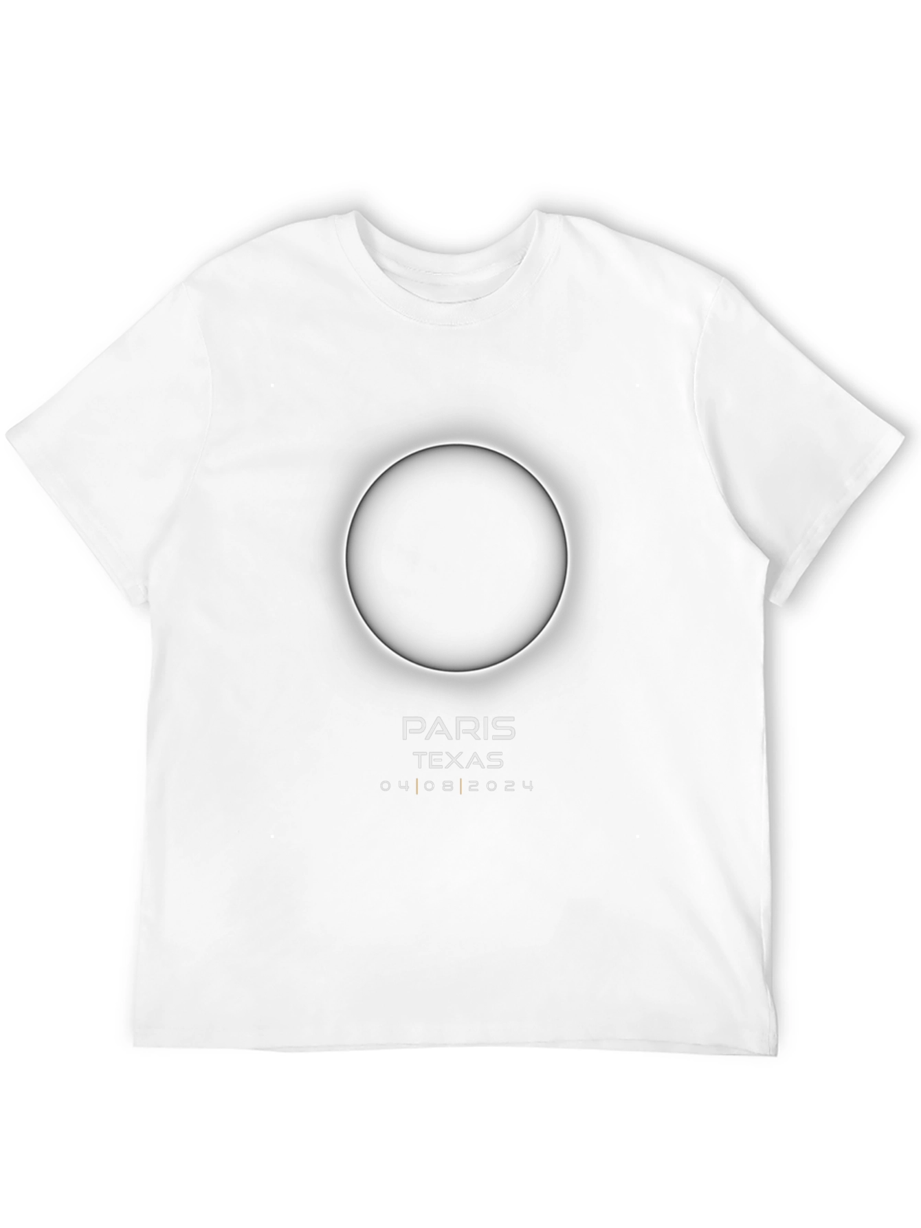 Paris Texas Eclipse T-Shirt - April 8 2024