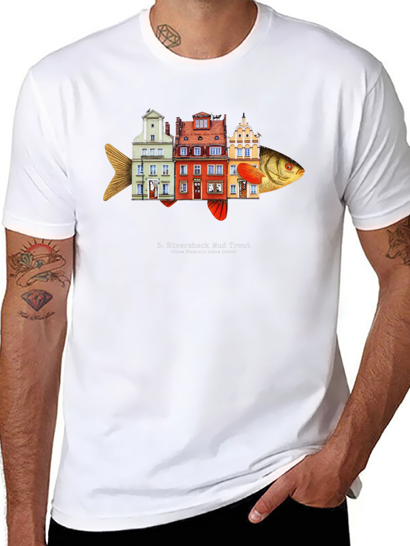 Rivershack Mud Trout Graphic T-Shirt