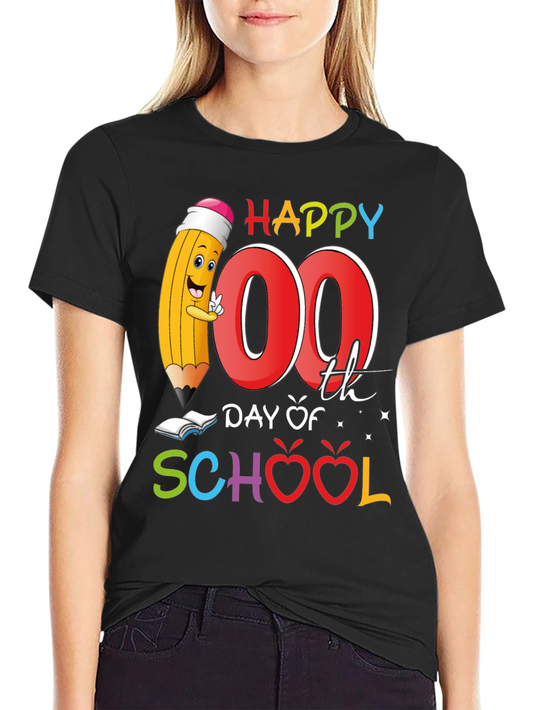 Happy 100th Day of School Teacher T-Shirt
