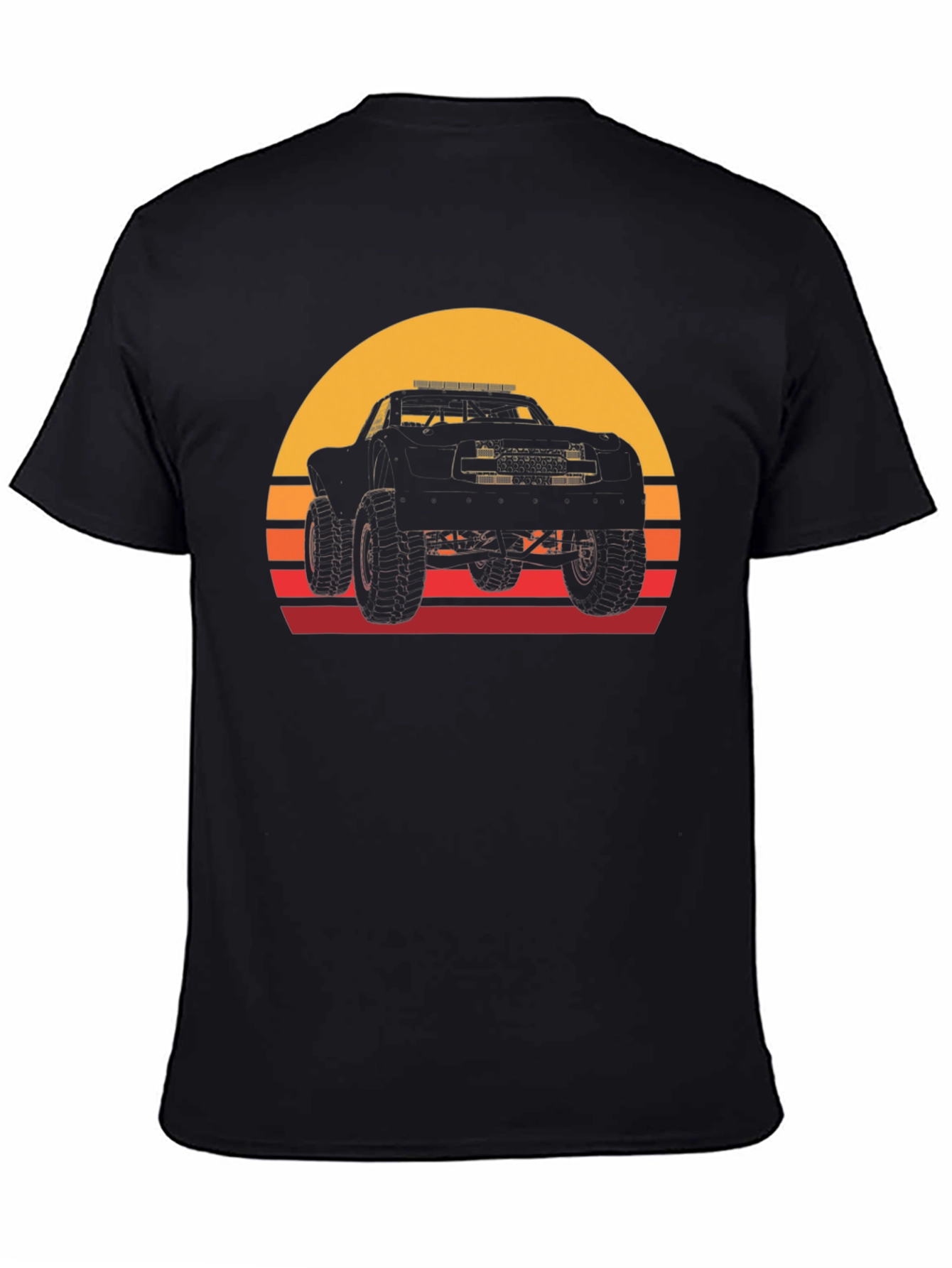 Sunset Truck Graphic Tee - Retro Style