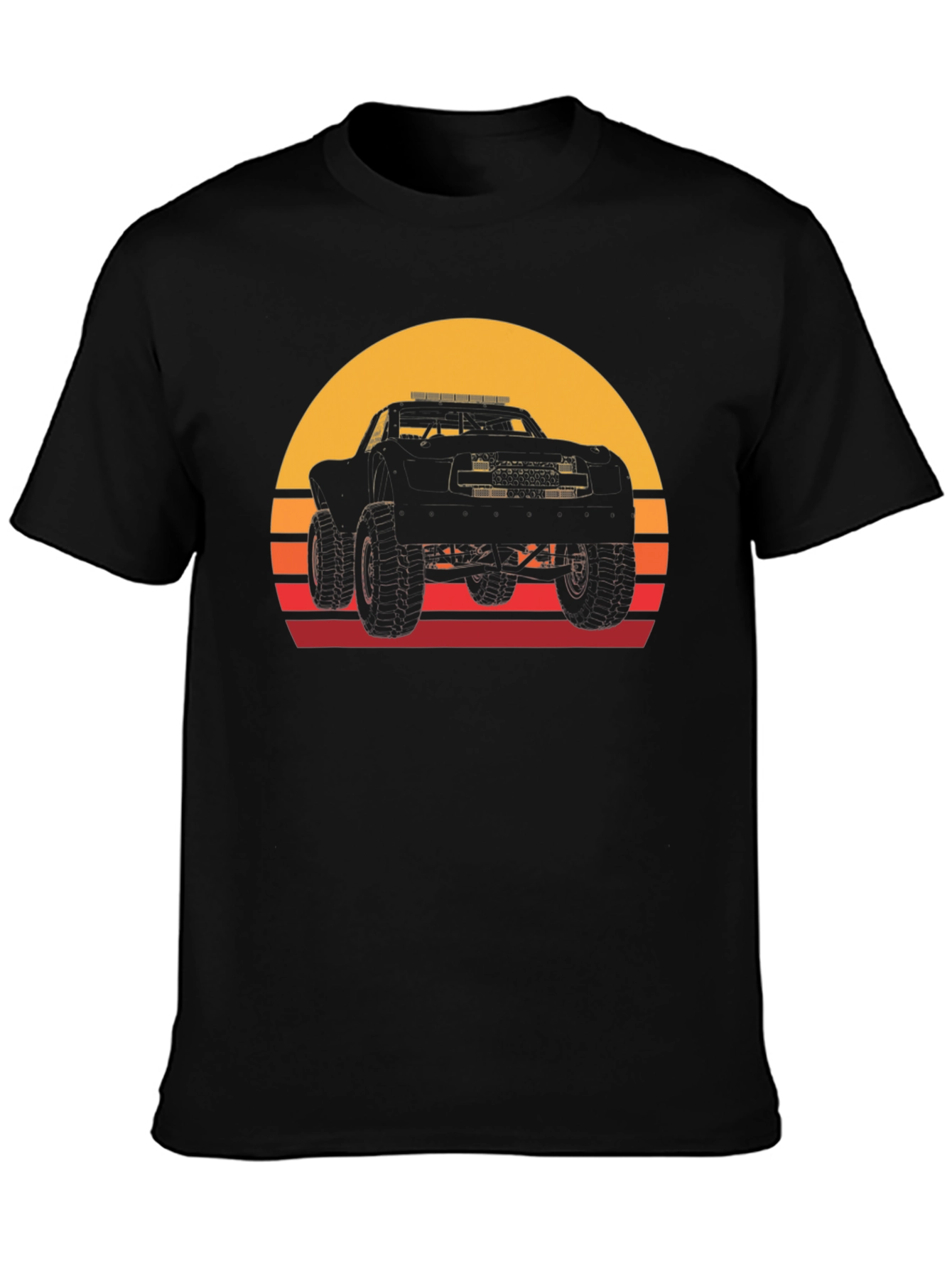 Sunset Truck Graphic Tee - Retro Style