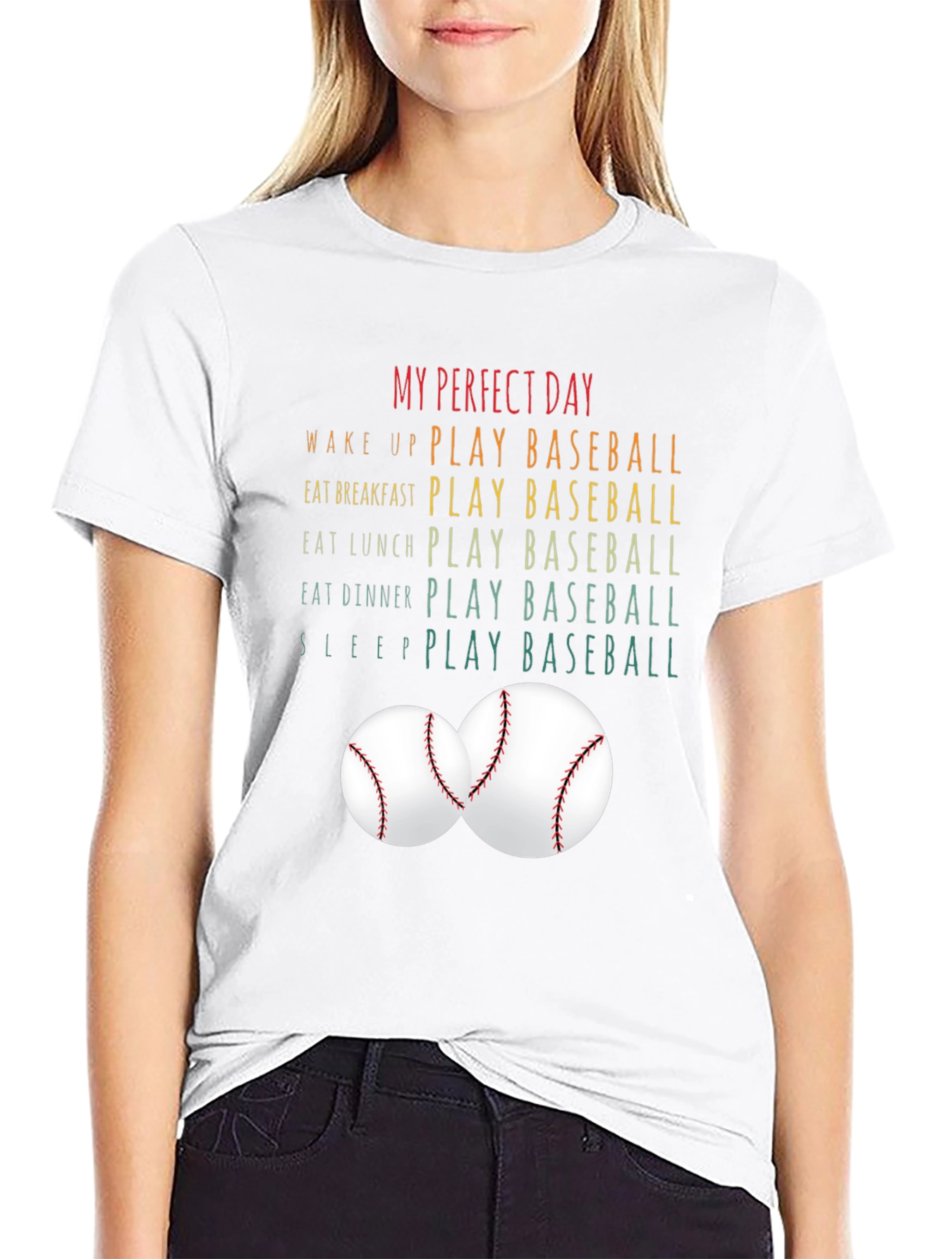 My Perfect Day - Baseball T-Shirt