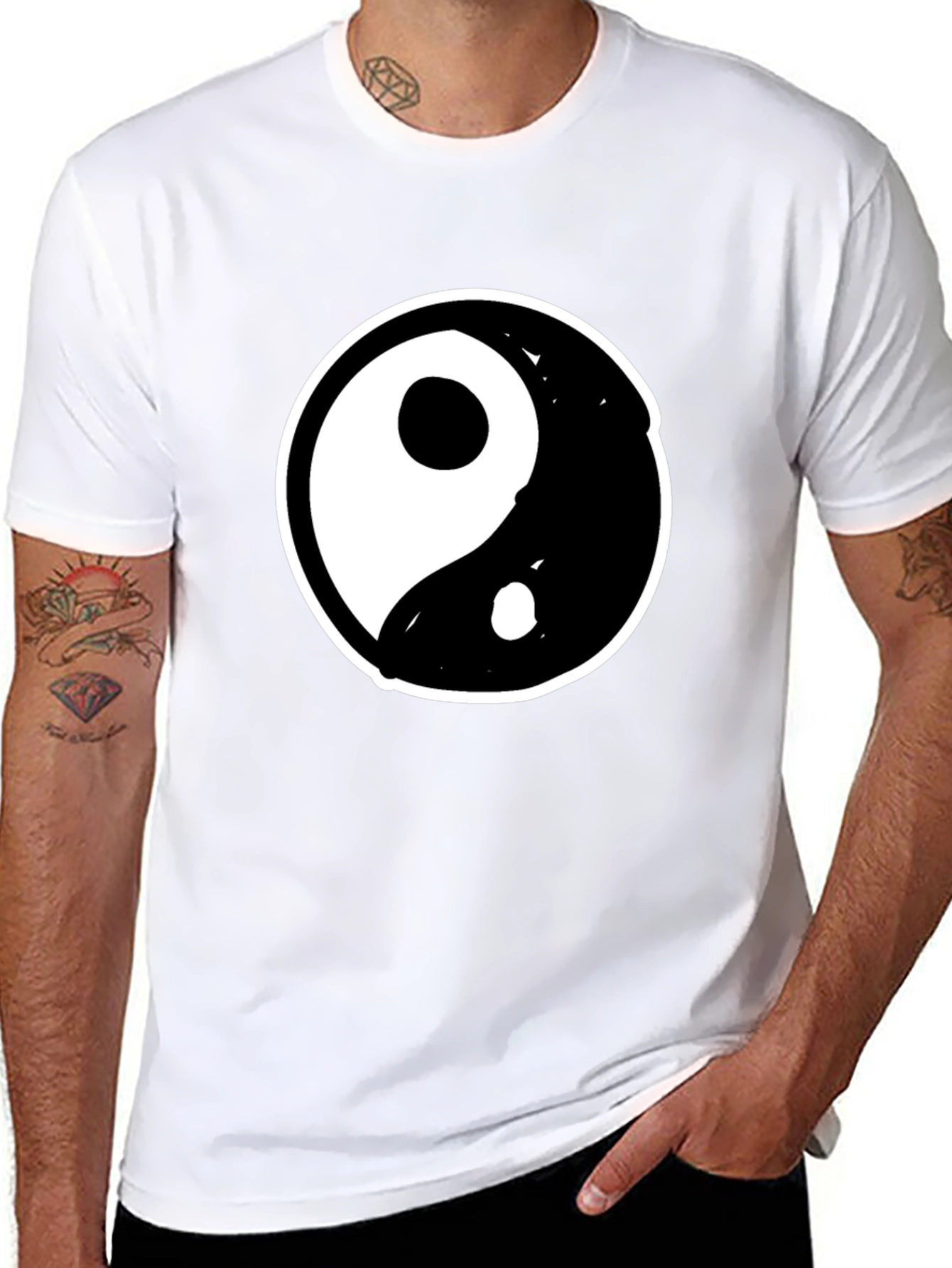 Yin Yang Graphic Tee - Casual Comfort