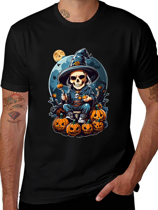 Halloween Skeleton Witch T-Shirt