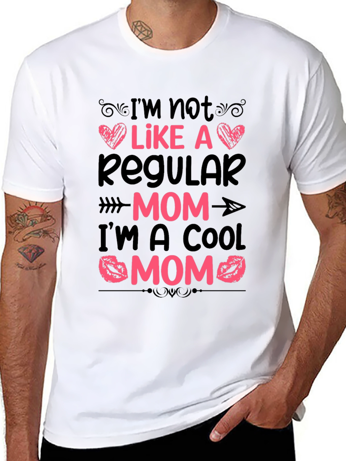 Cool Mom Graphic Tee - Novelty Womens T-Shirt