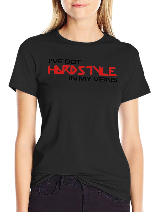 Hardstyle Graphic Tee - Black Cotton Comfort
