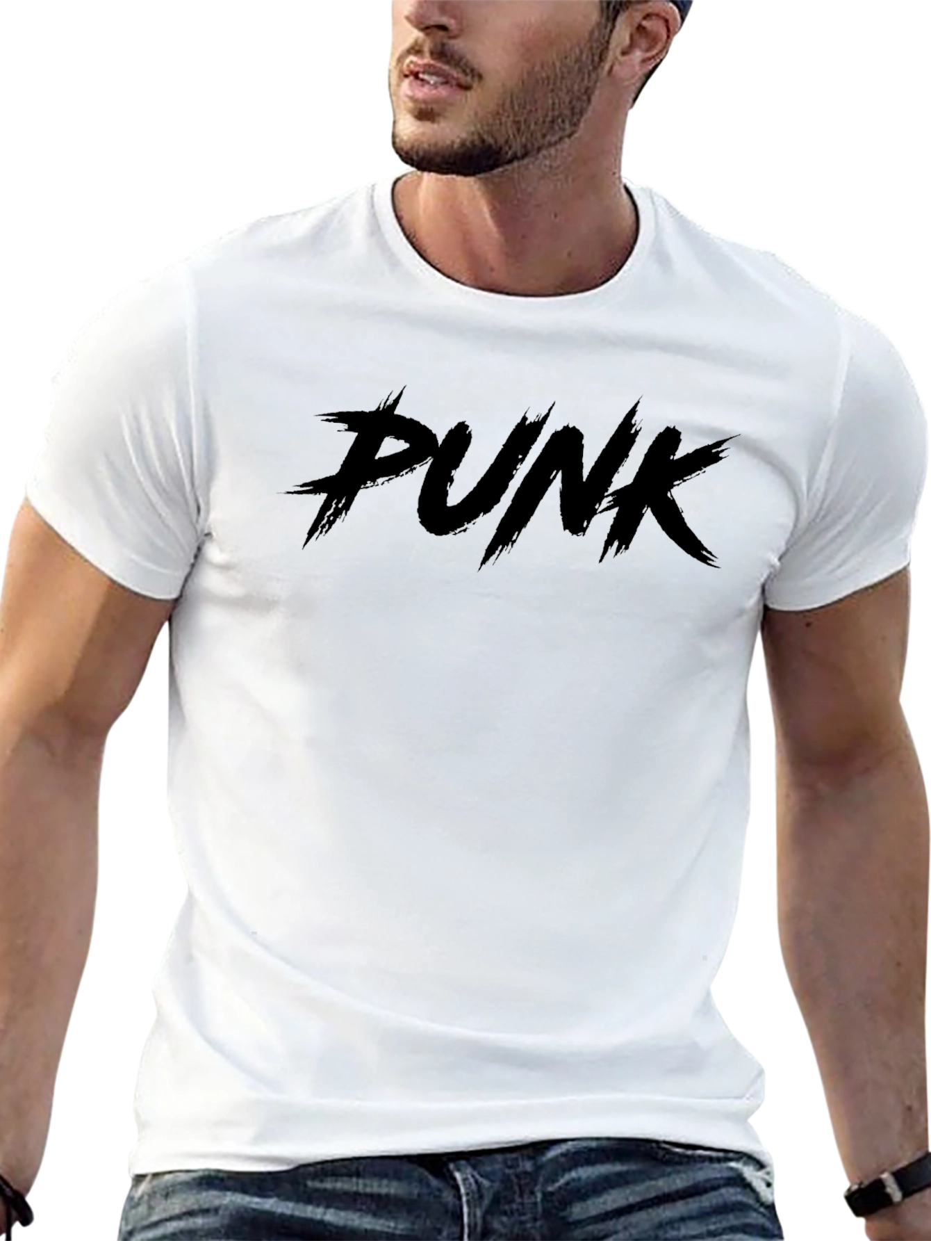 Black Punk Graphic T-Shirt