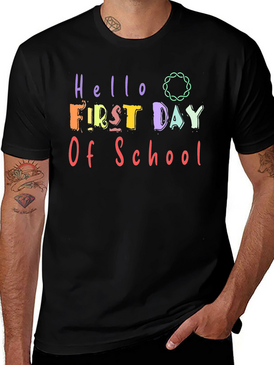 Hello First Day of School T-Shirt