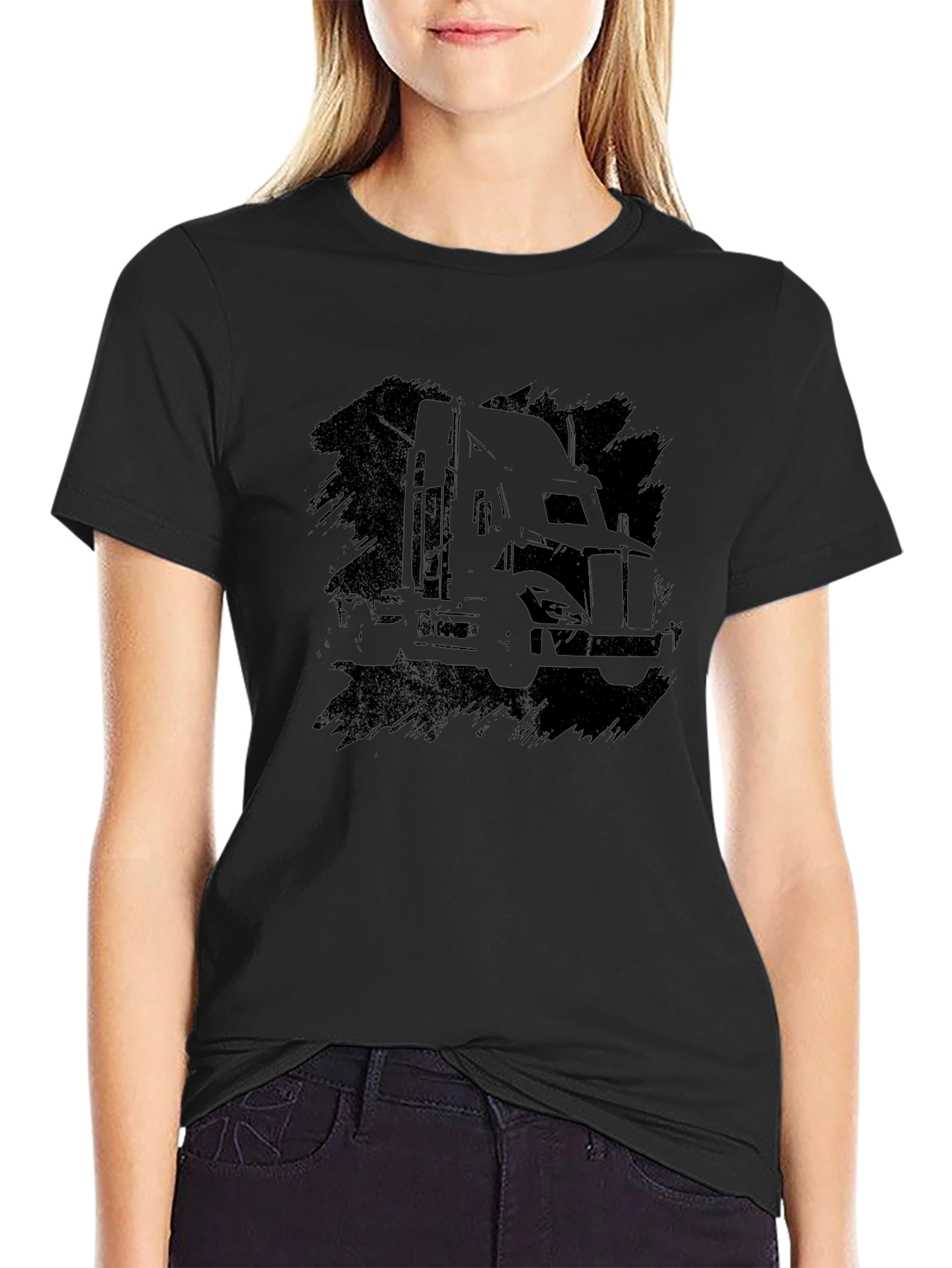 Truck Graphic T-Shirt - Black Tee