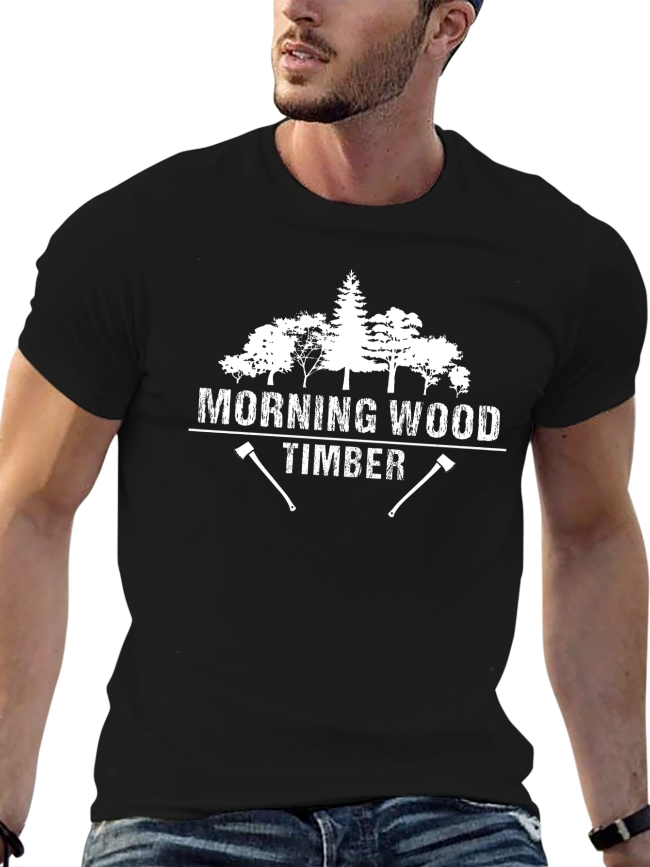 Morning Wood Timber Graphic T-Shirt