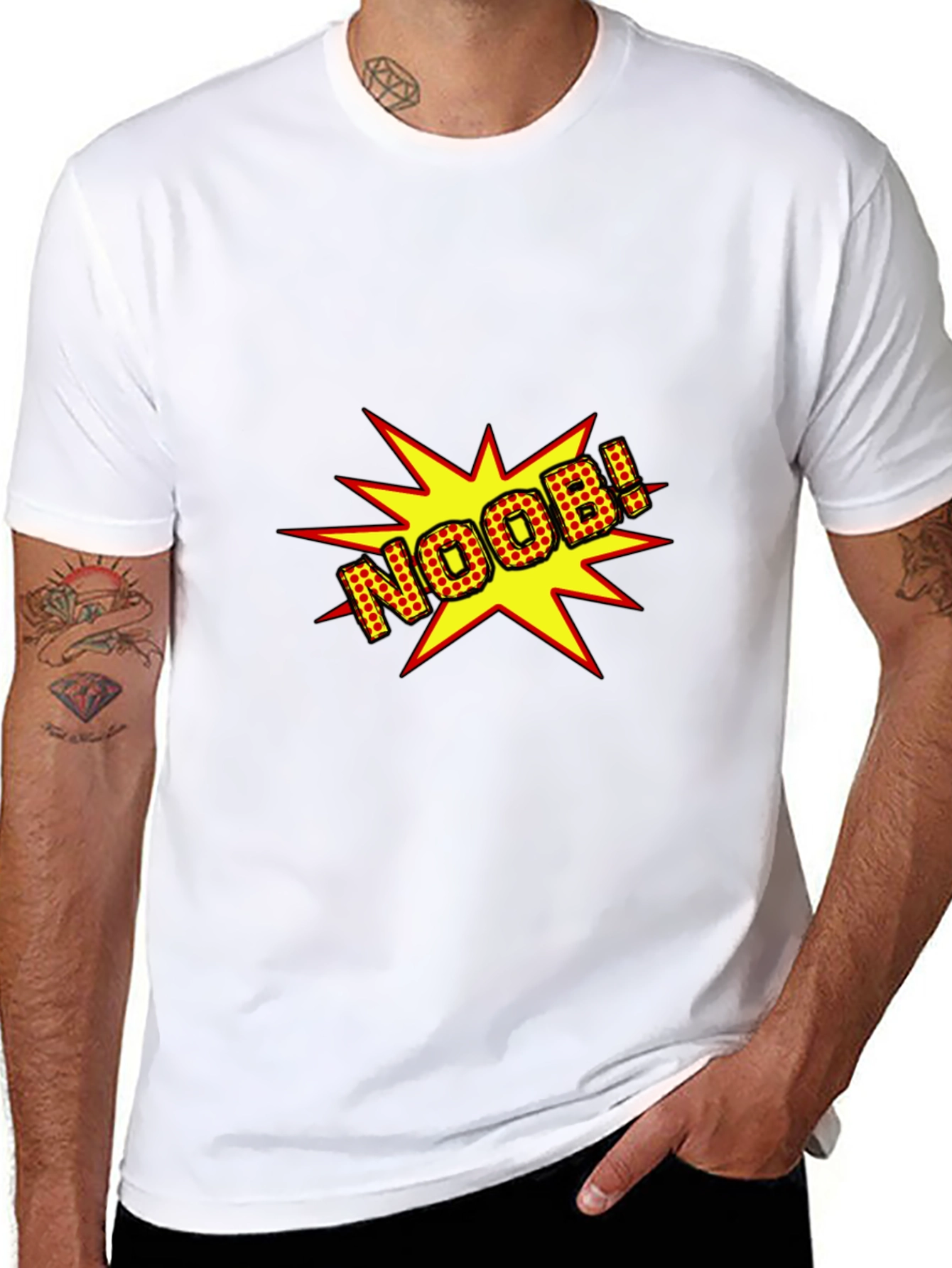 Noob Graphic Tee - Gamer Style