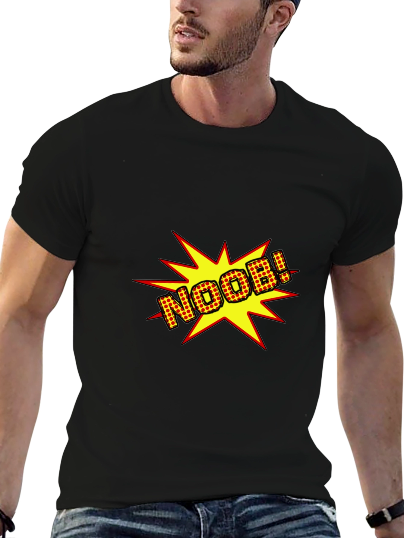Noob Graphic Tee - Gamer Style