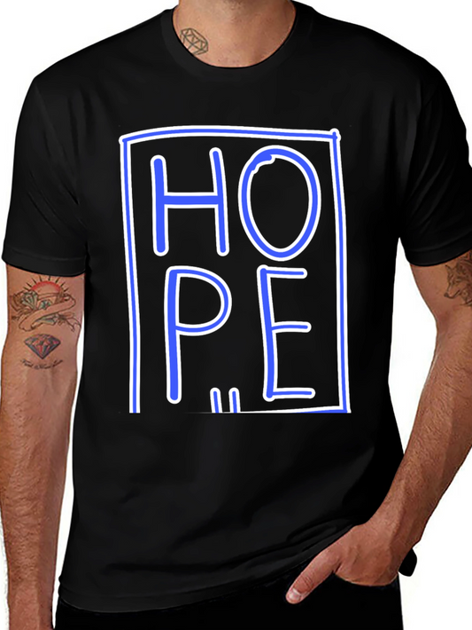 Hope Graphic Tee - Unisex Black Short Sleeve T-Shirt