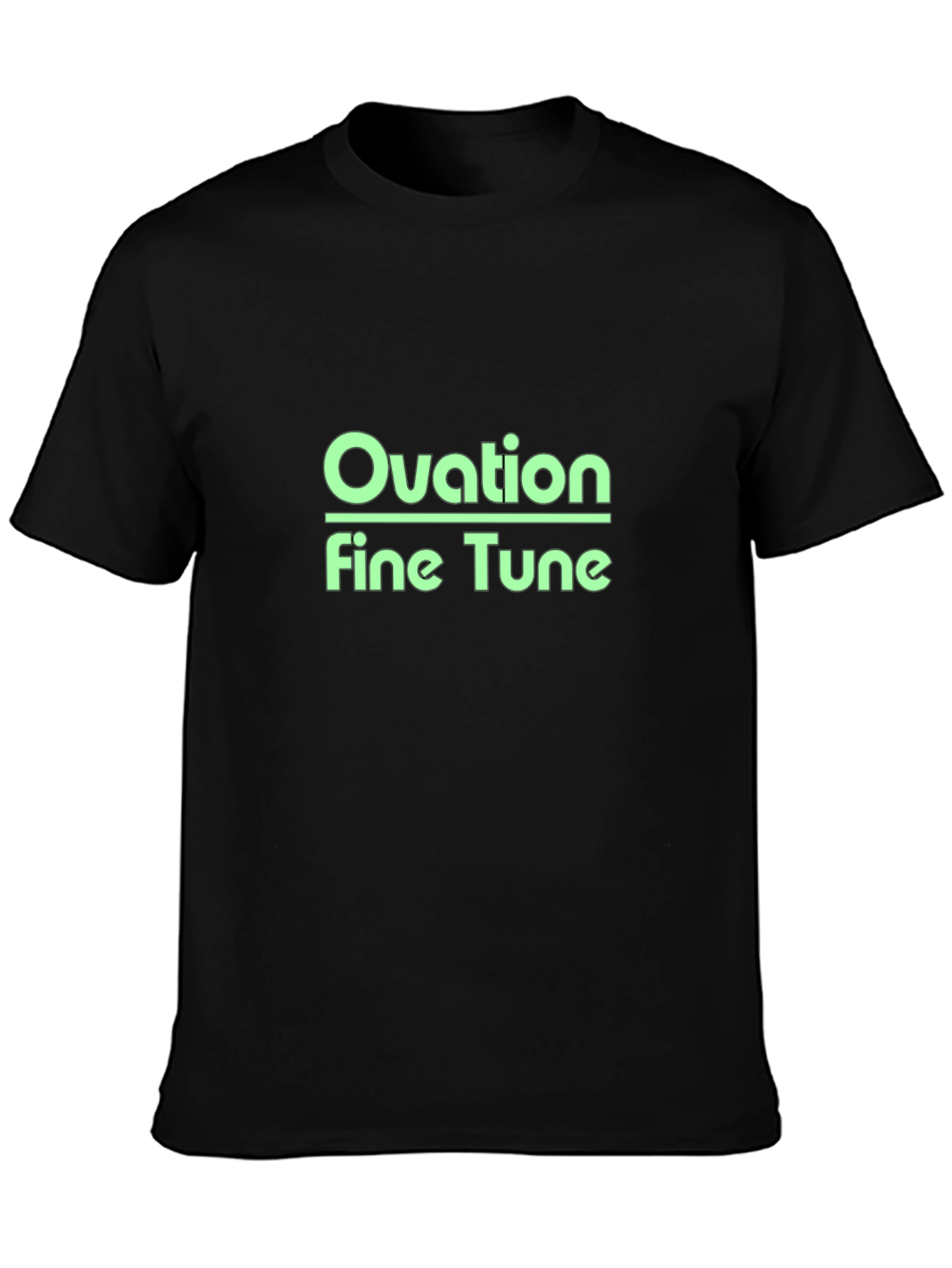 Ovation Fine Tune Black T-Shirt