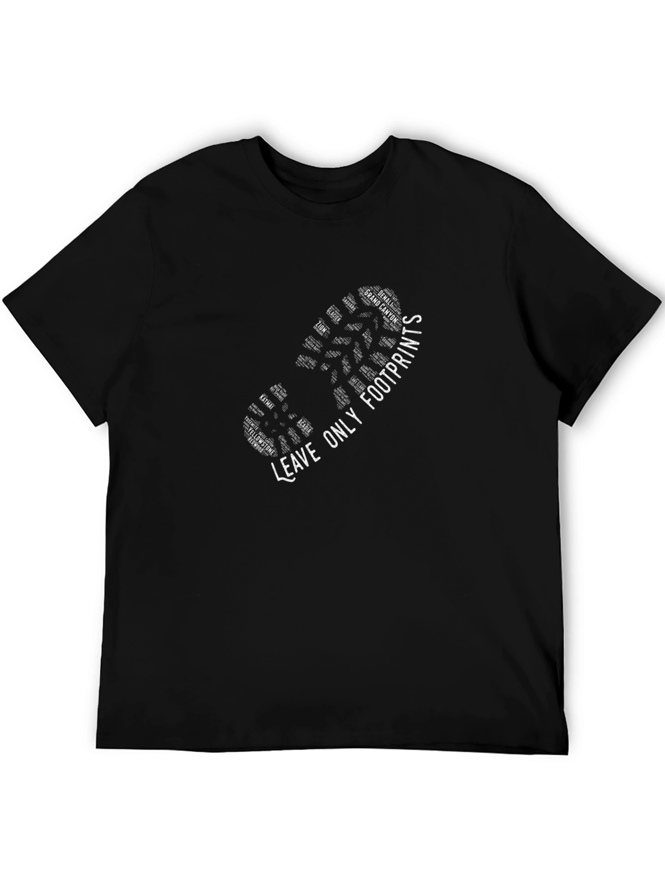 Leave Only Footprints Graphic T-Shirt