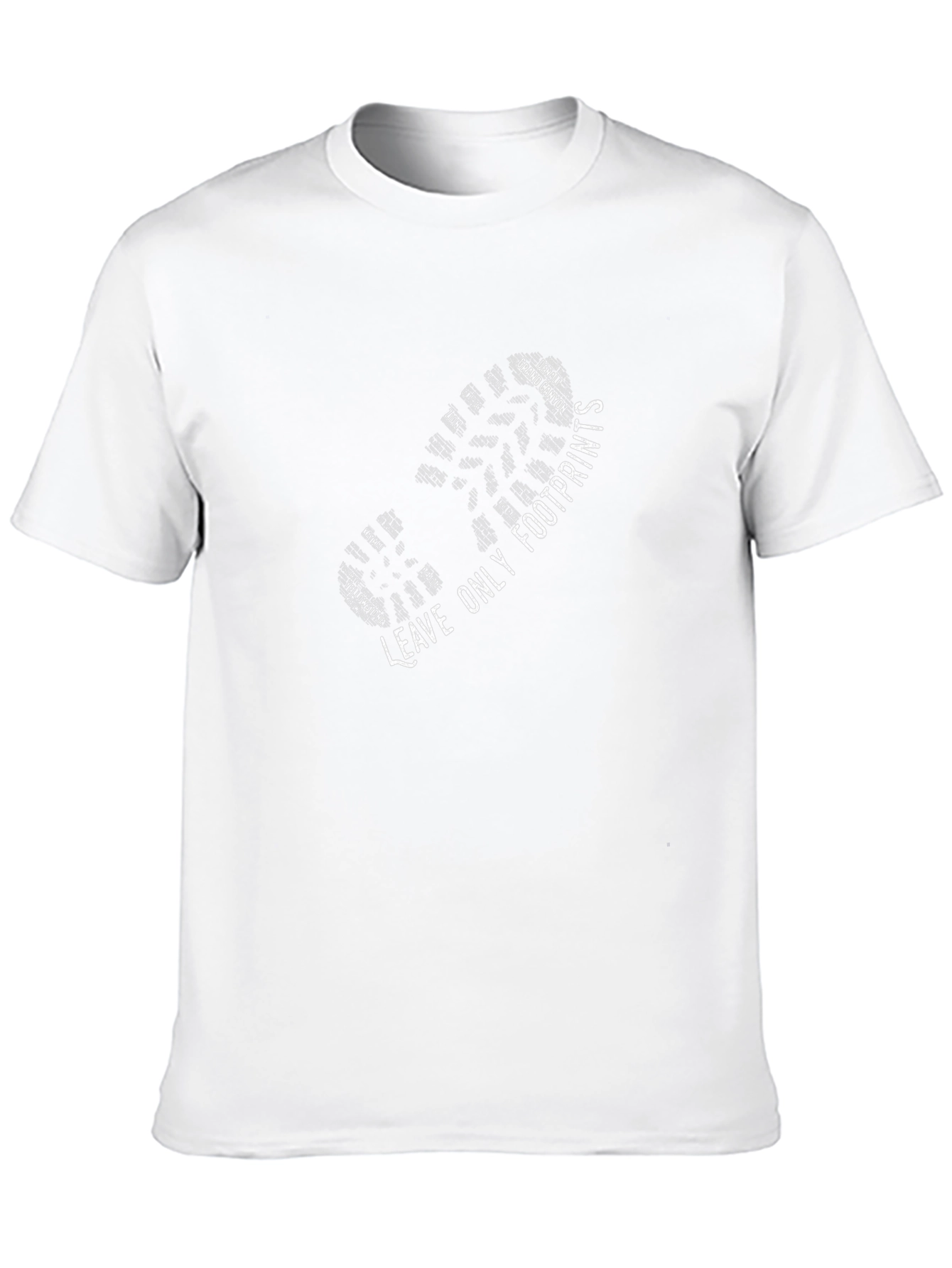 Leave Only Footprints Graphic T-Shirt