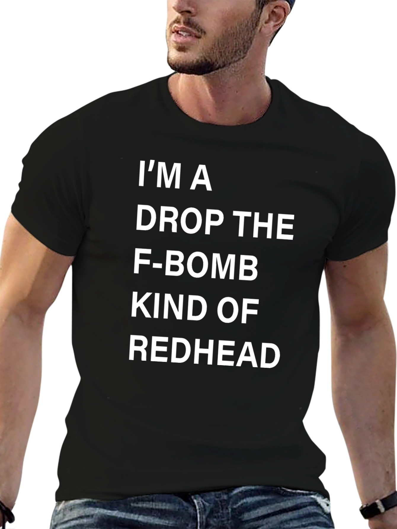 Im A Drop The F-Bomb Redhead Graphic Tee