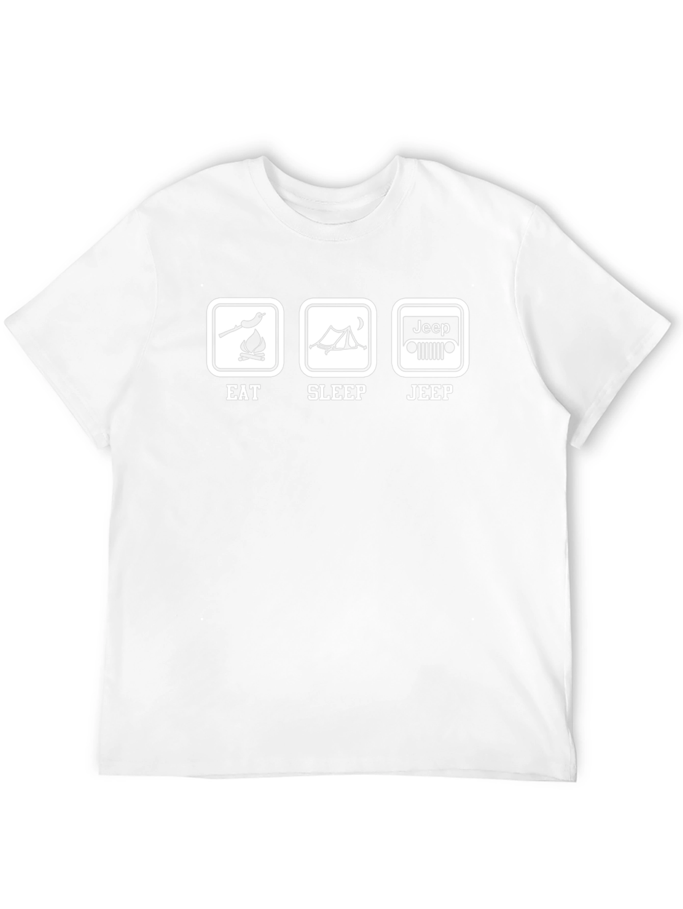 Eat Sleep Jeep Black T-Shirt