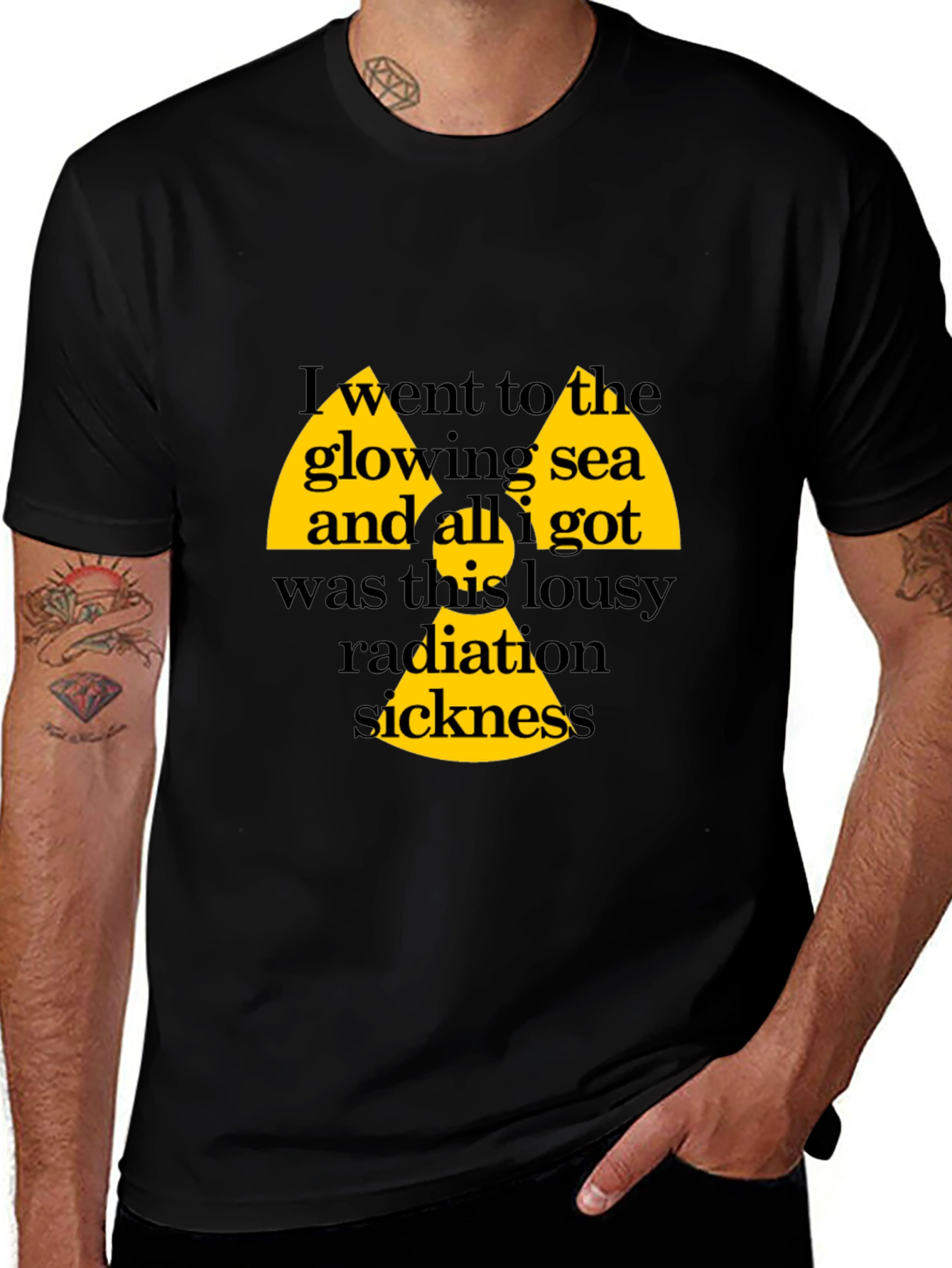 Glowing Sea Radiation Graphic T-Shirt