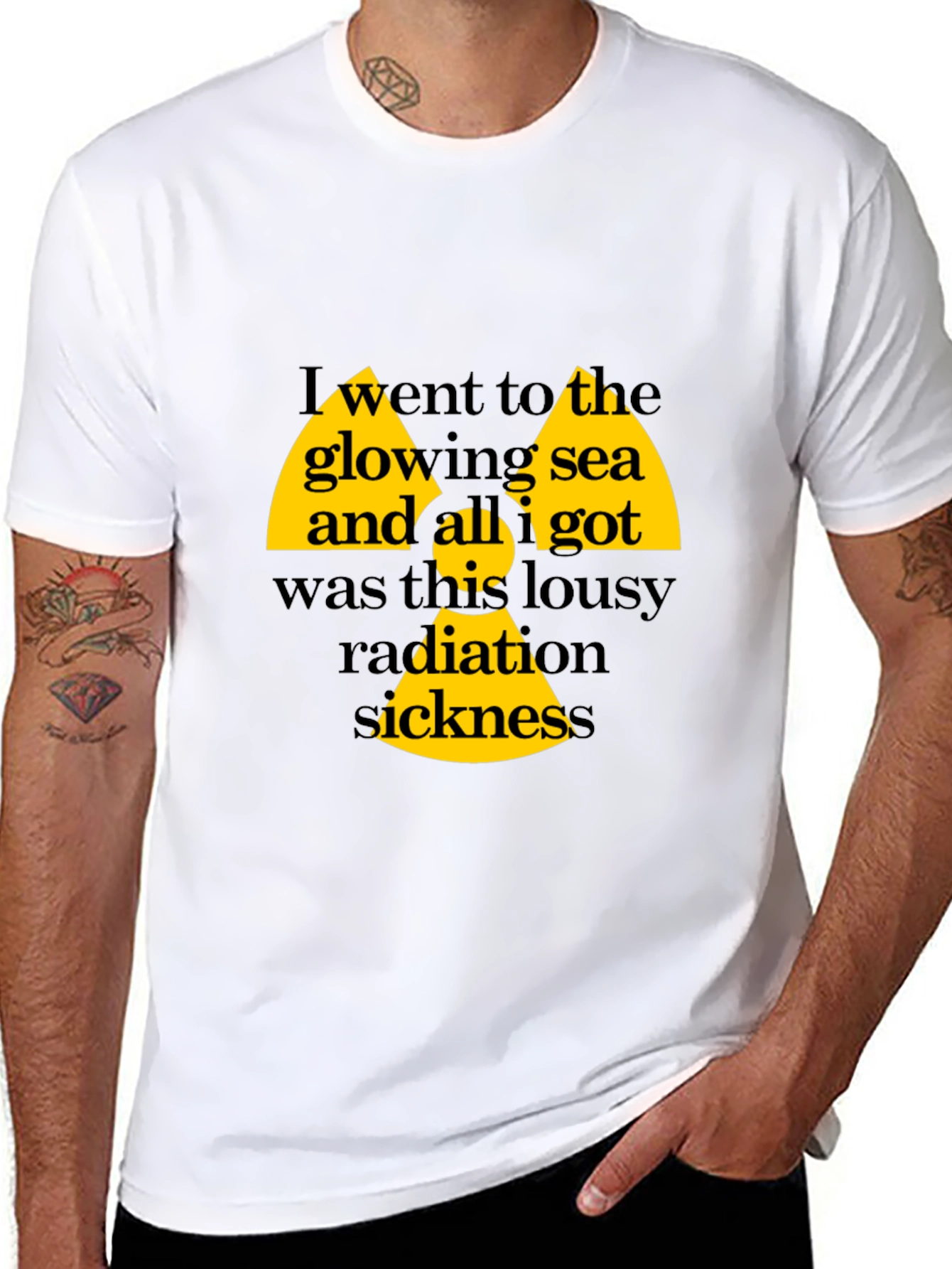 Glowing Sea Radiation Graphic T-Shirt