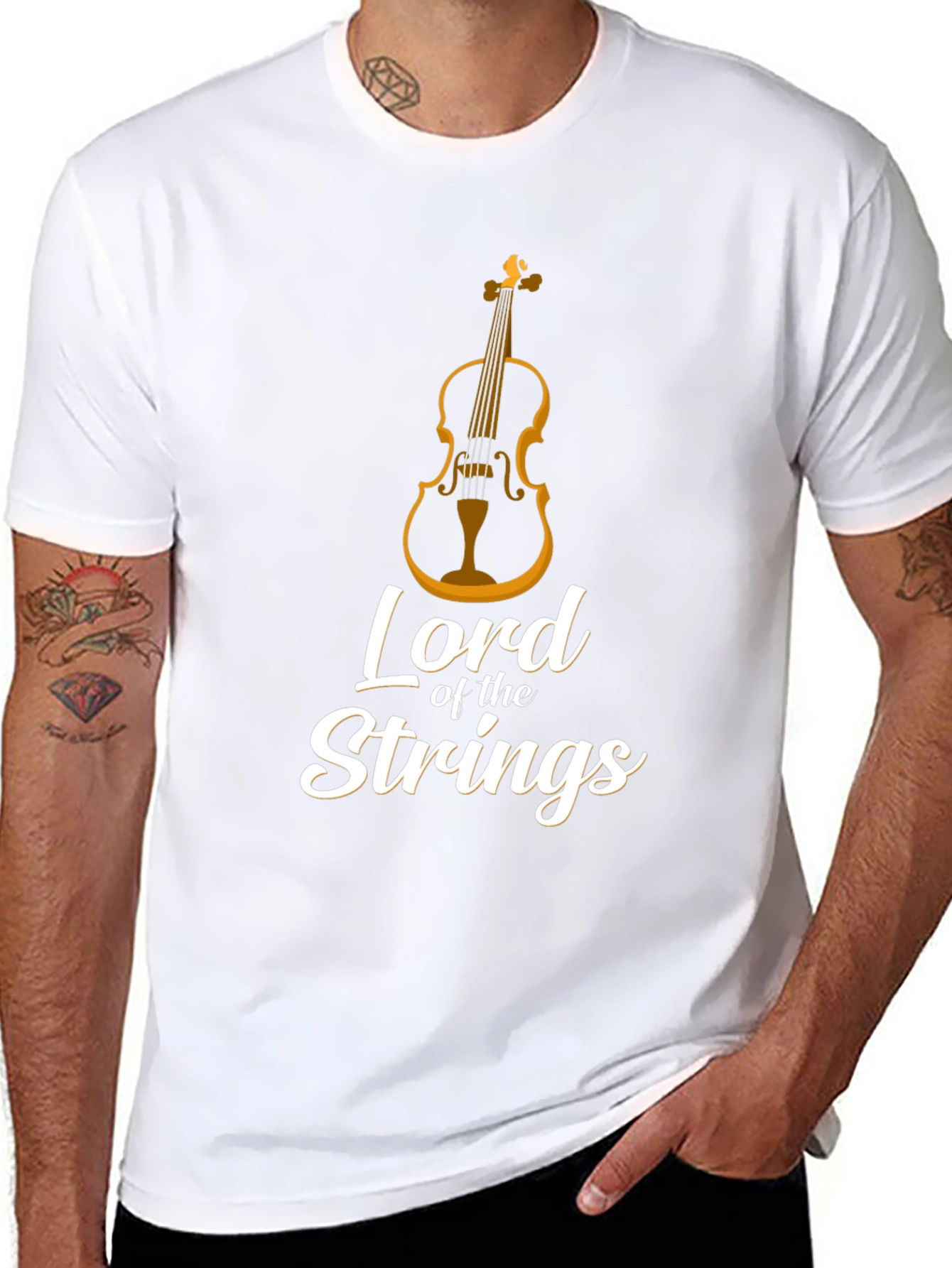 Lord of the Strings T-Shirt - Musician Apparel