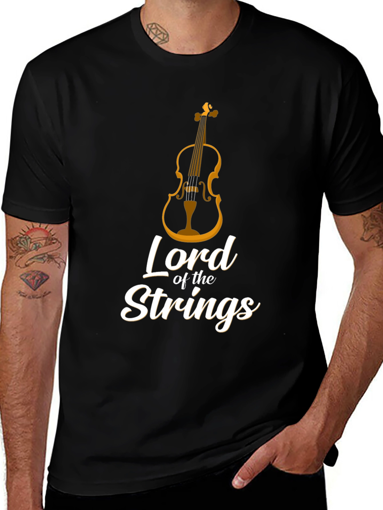 Lord of the Strings T-Shirt - Musician Apparel